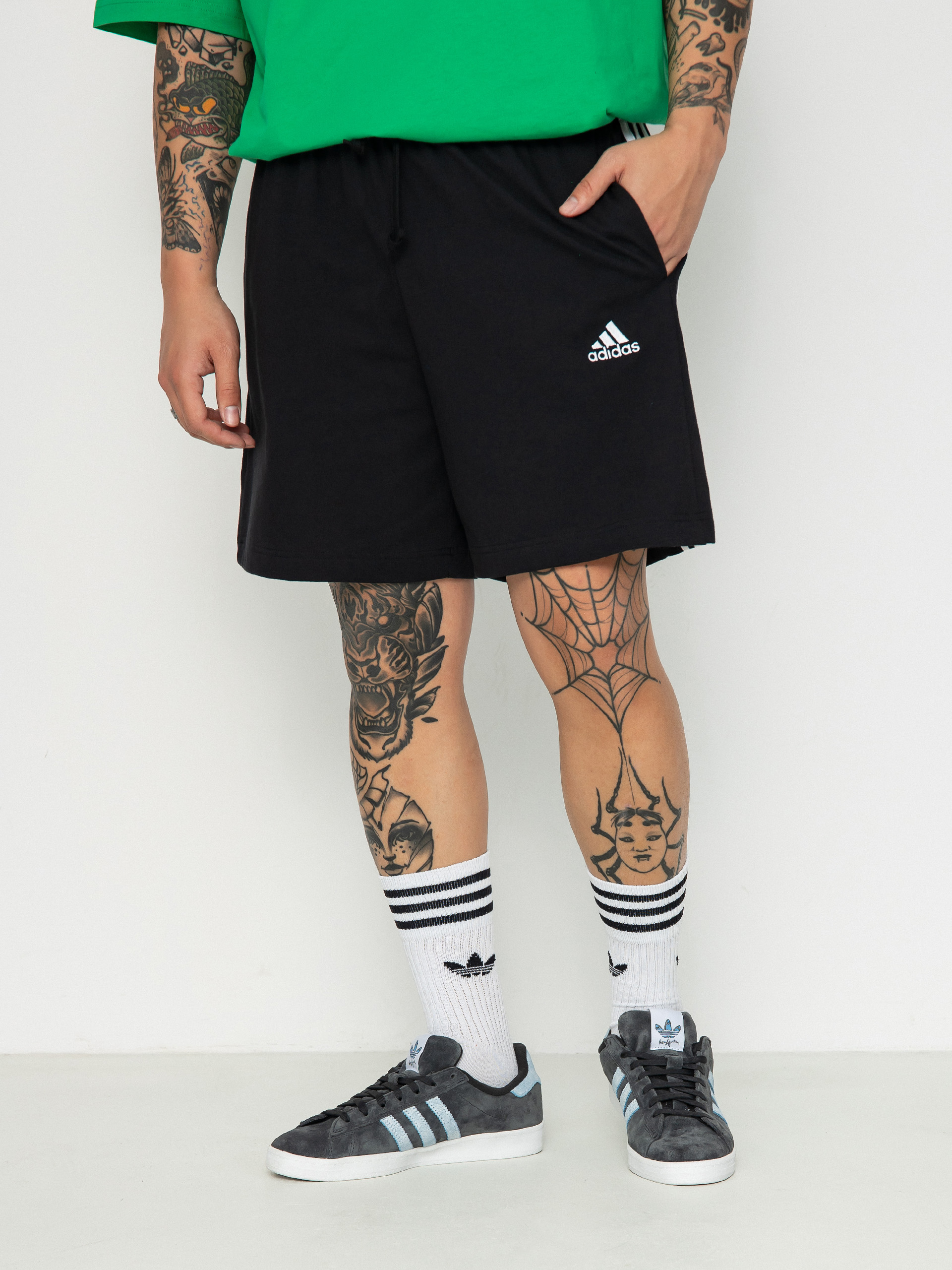 Kraťasy adidas Originals 3S Sj 7 (black/white)