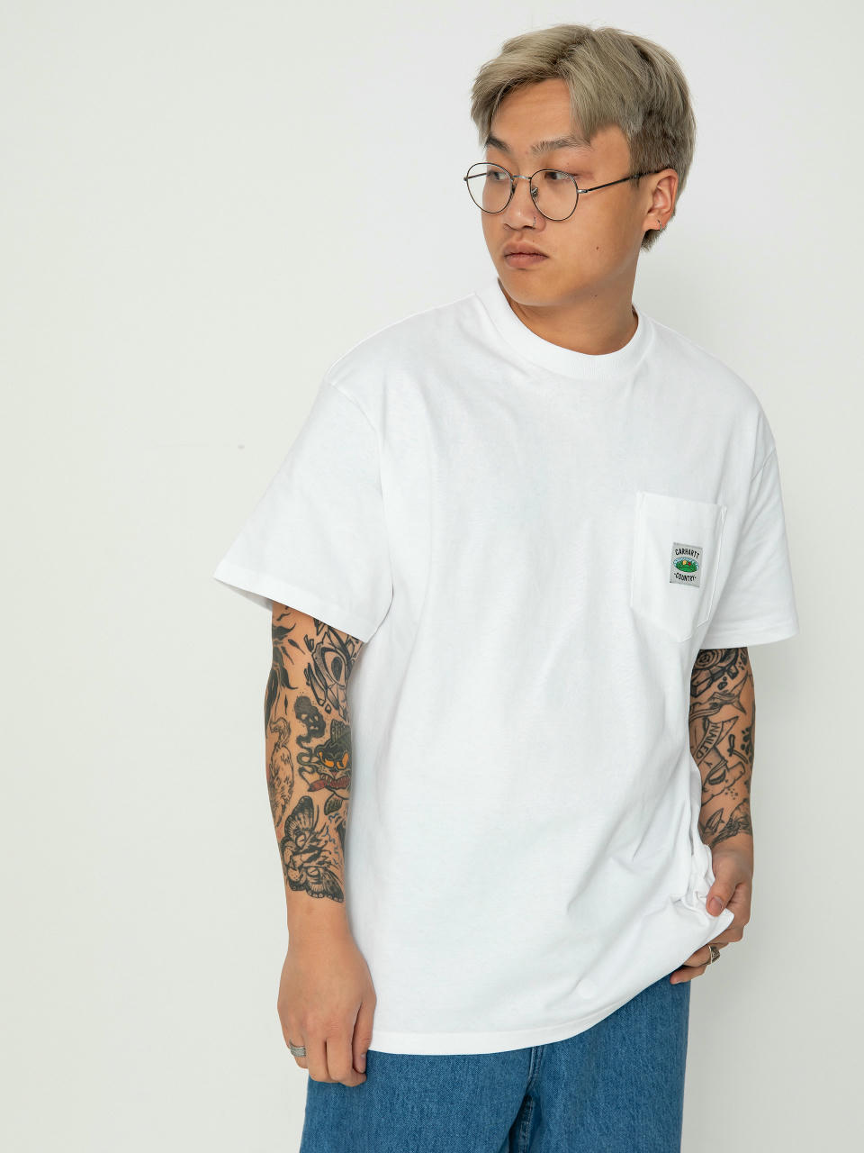 Tričko Carhartt WIP Field Pocket (white)