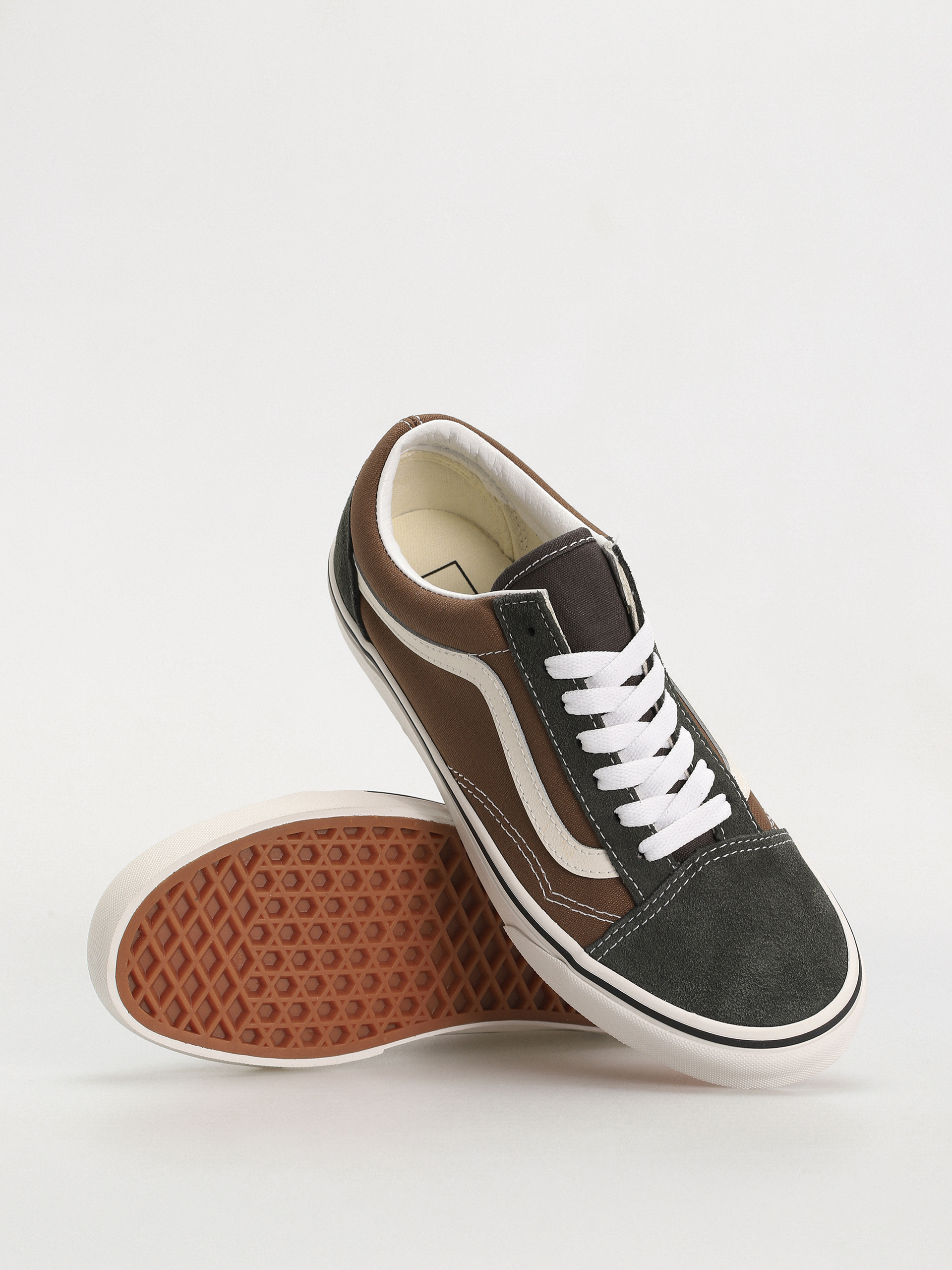 Topánky Vans Old Skool (canvas/suede pop brown/multi)