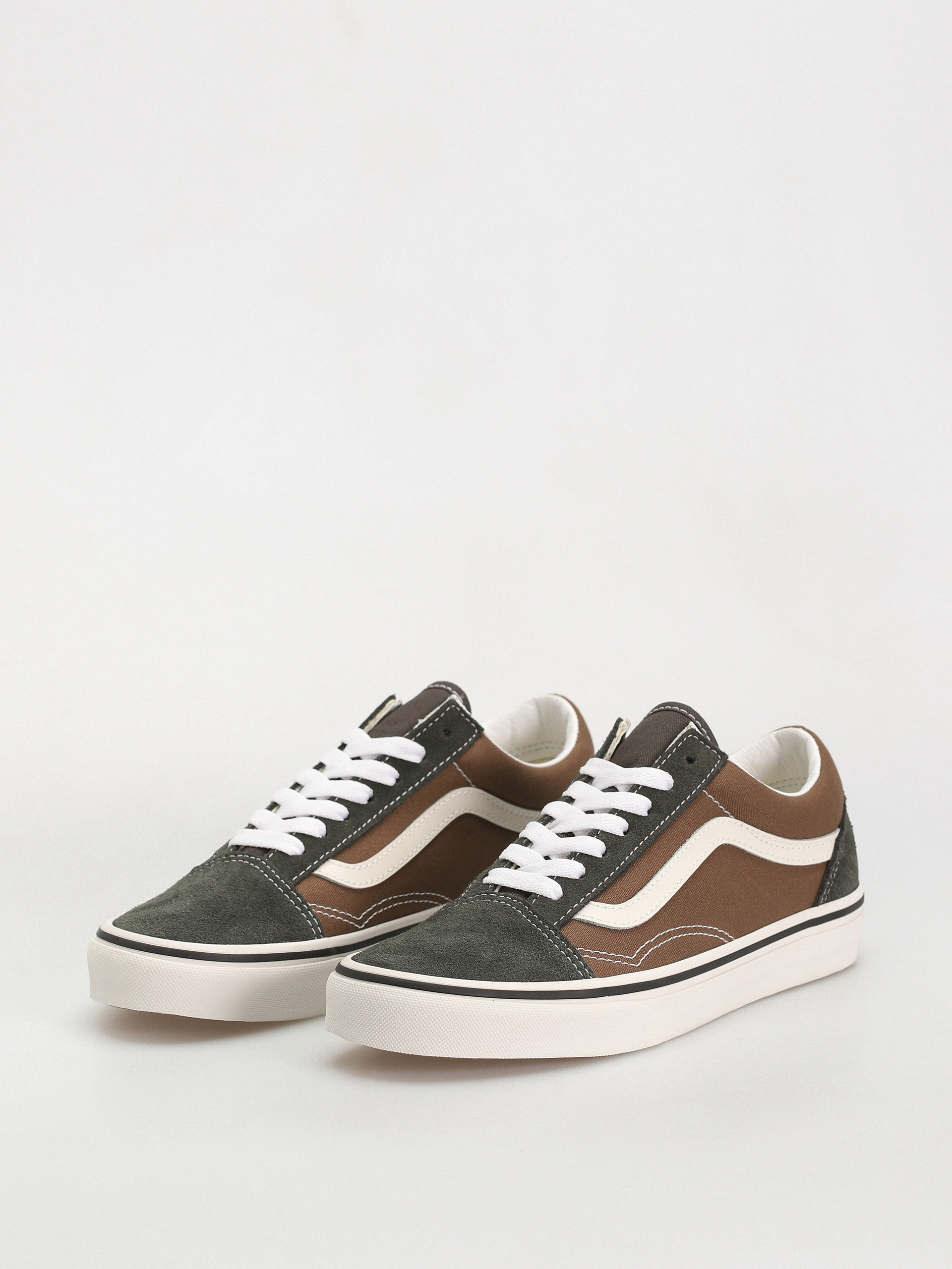 Topánky Vans Old Skool (canvas/suede pop brown/multi)
