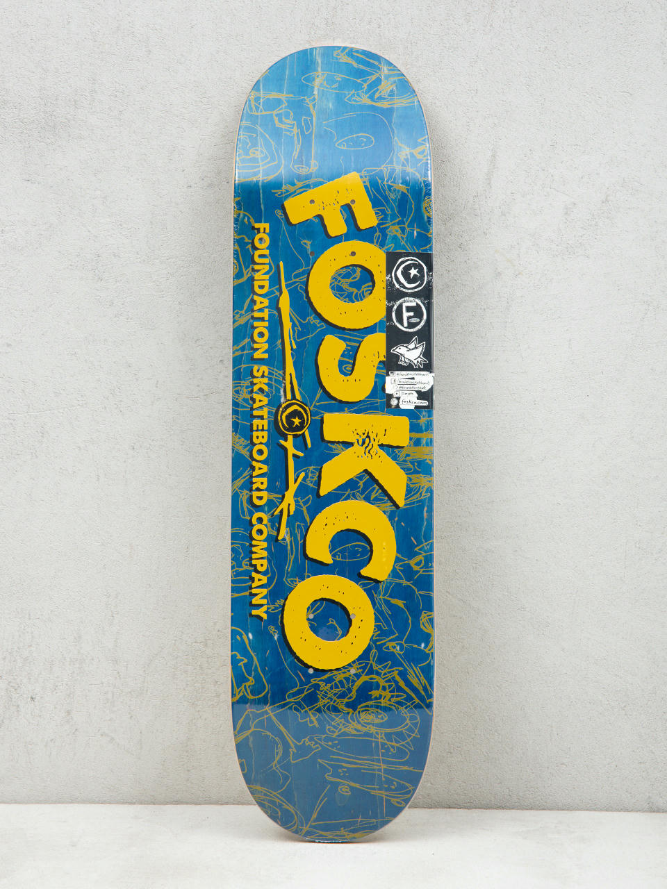 Doska Foundation Fosko (blue/yellow)