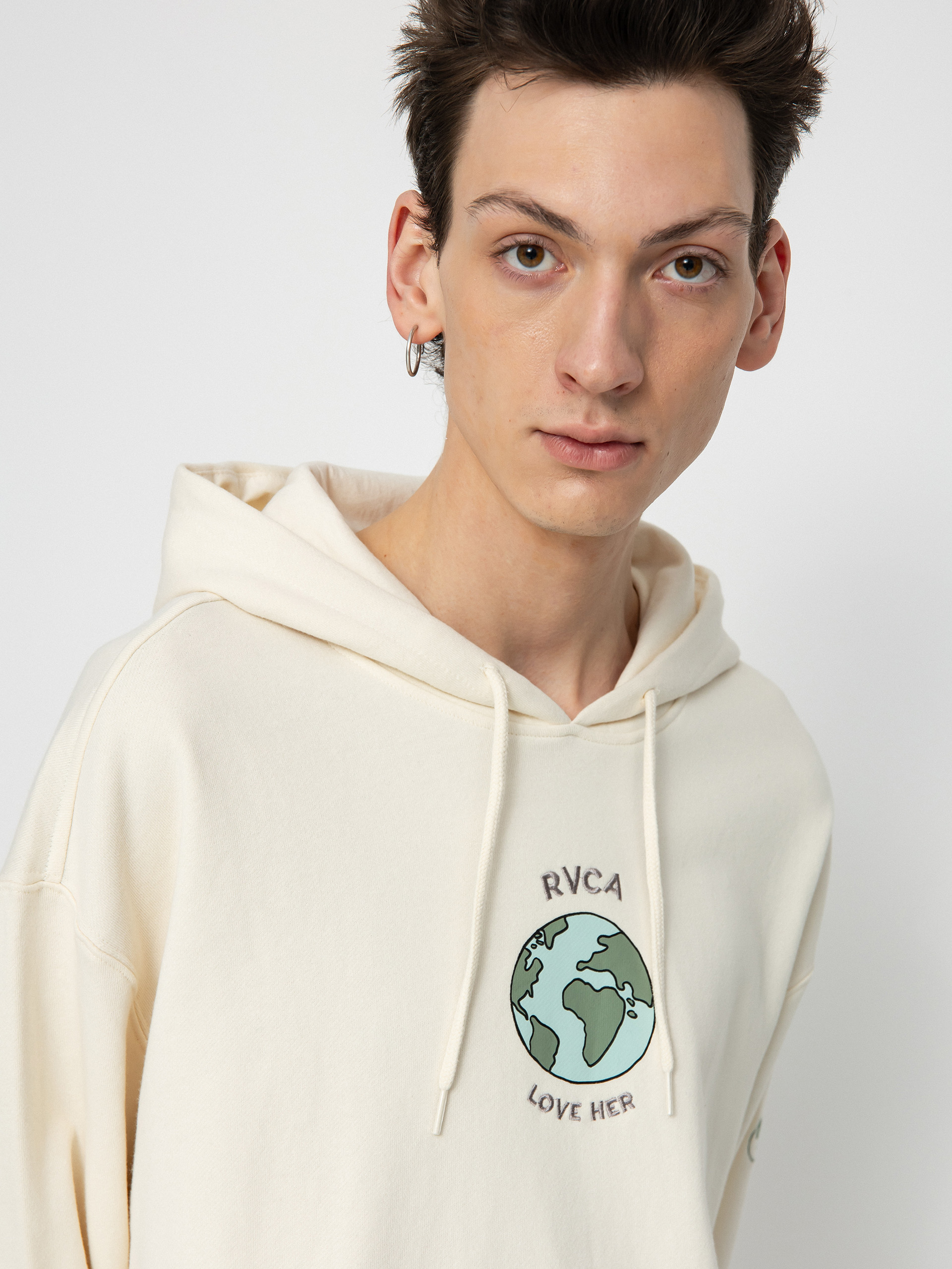 Mikina s kapucňou RVCA Love Her HD (salt)