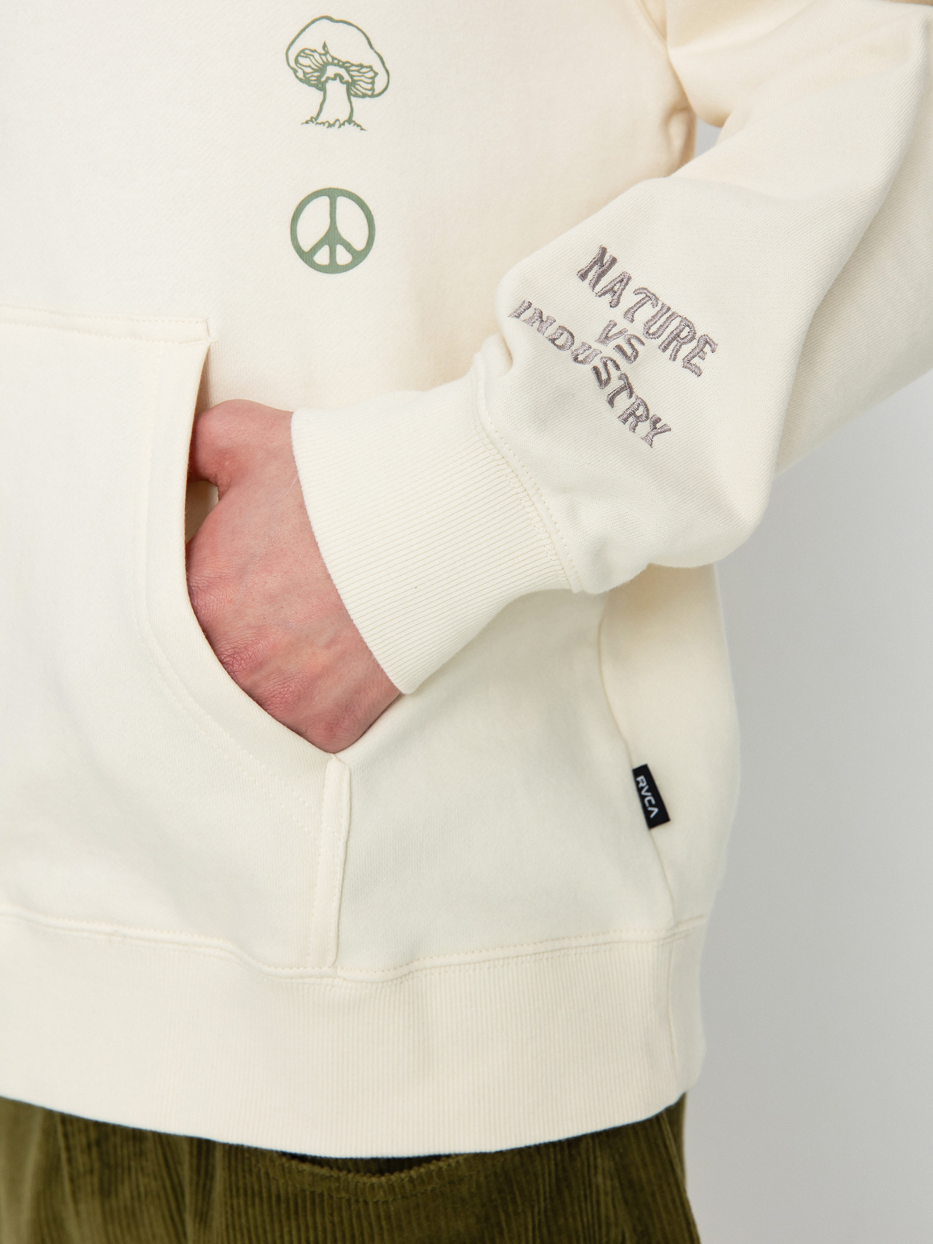 Mikina s kapucňou RVCA Love Her HD (salt)