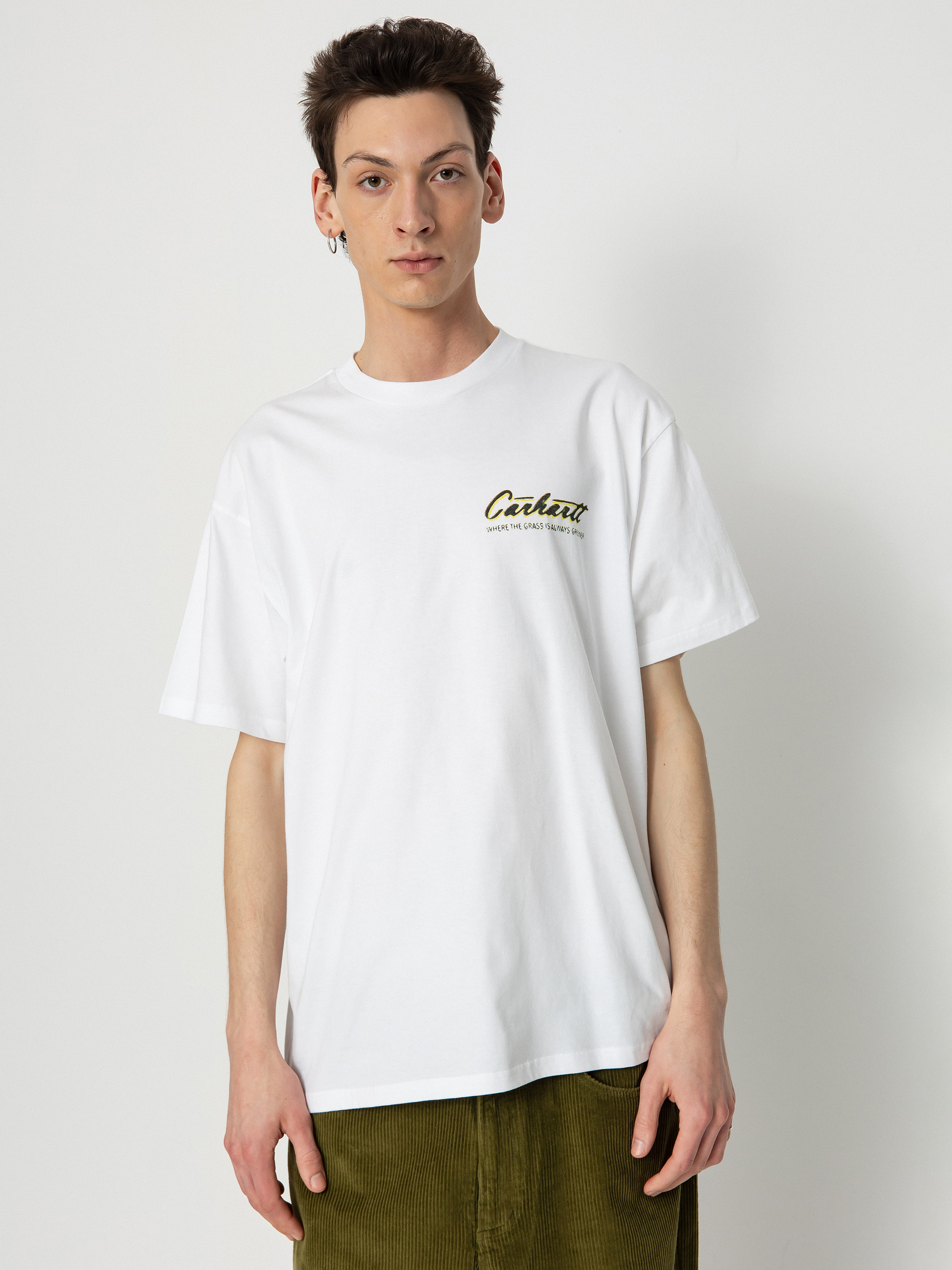 Tričko Carhartt WIP Green Grass (white)