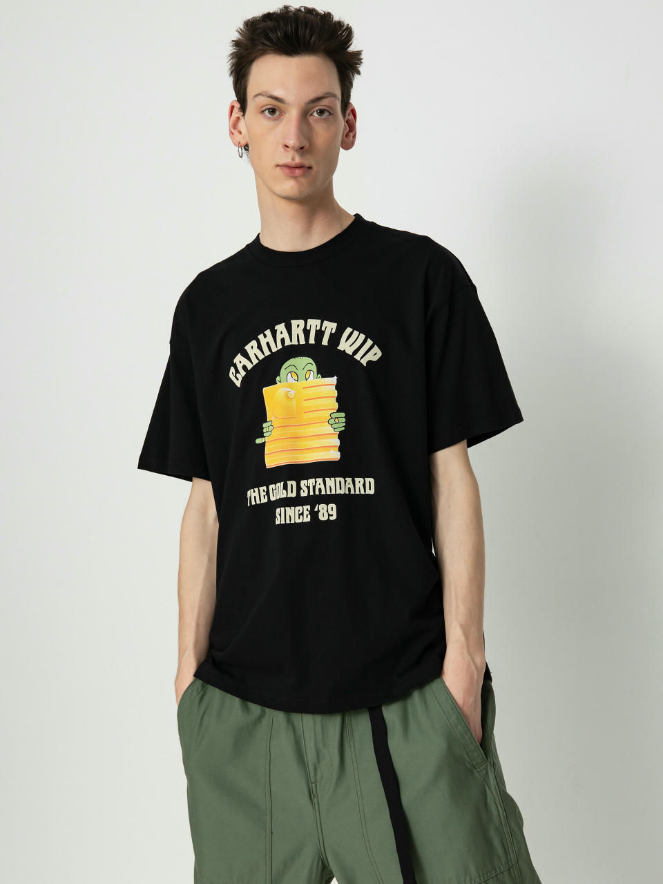 Tričko Carhartt WIP Gold Standard (black)