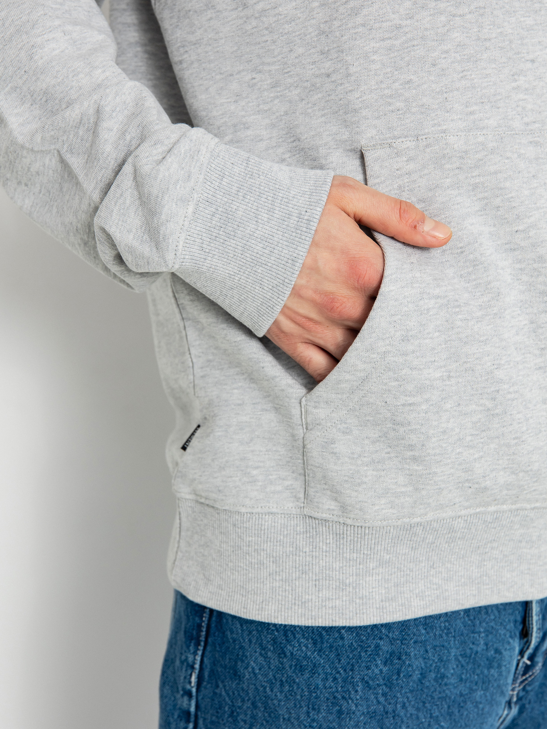 Mikina s kapucňou Element Dial HD (mid grey heather)