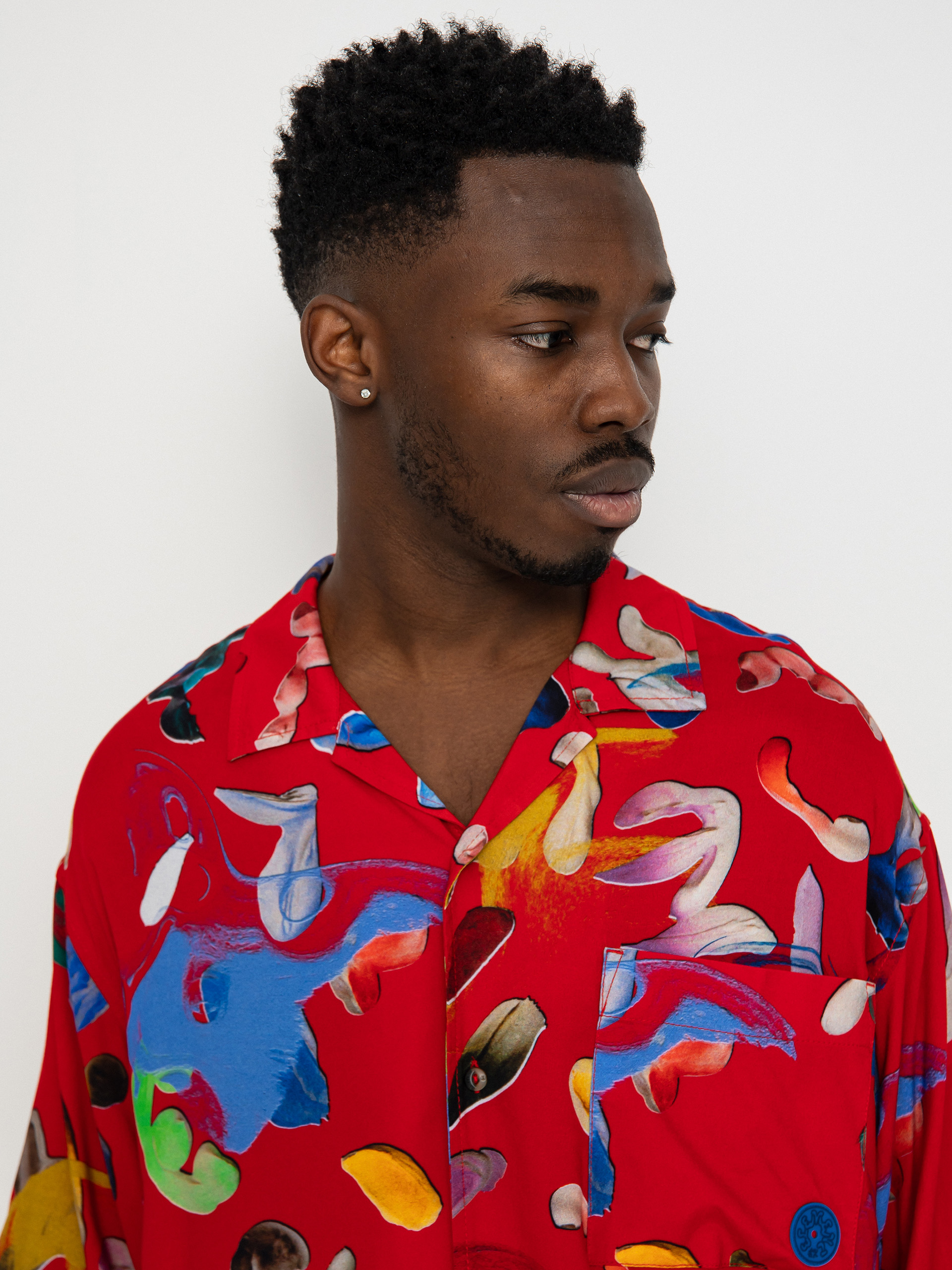 Košeľa Element Resort Blochold Shirt (red)