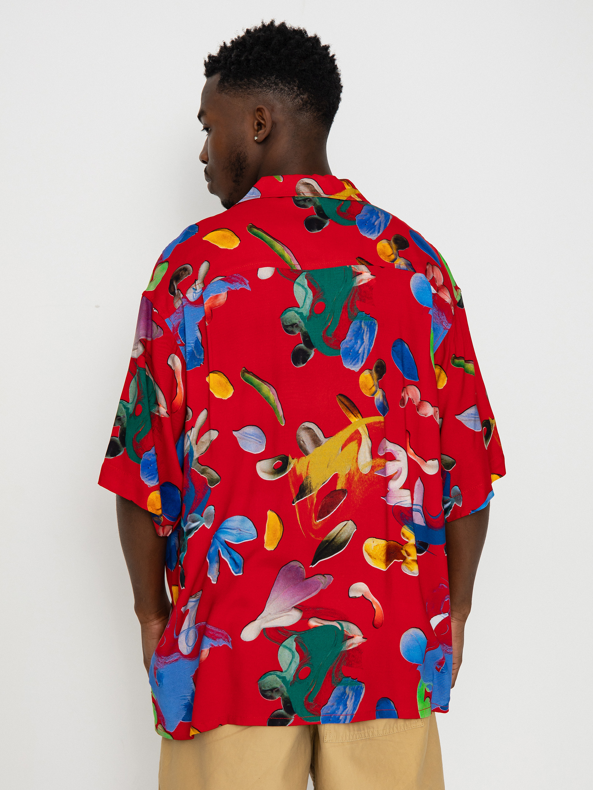 Košeľa Element Resort Blochold Shirt (red)