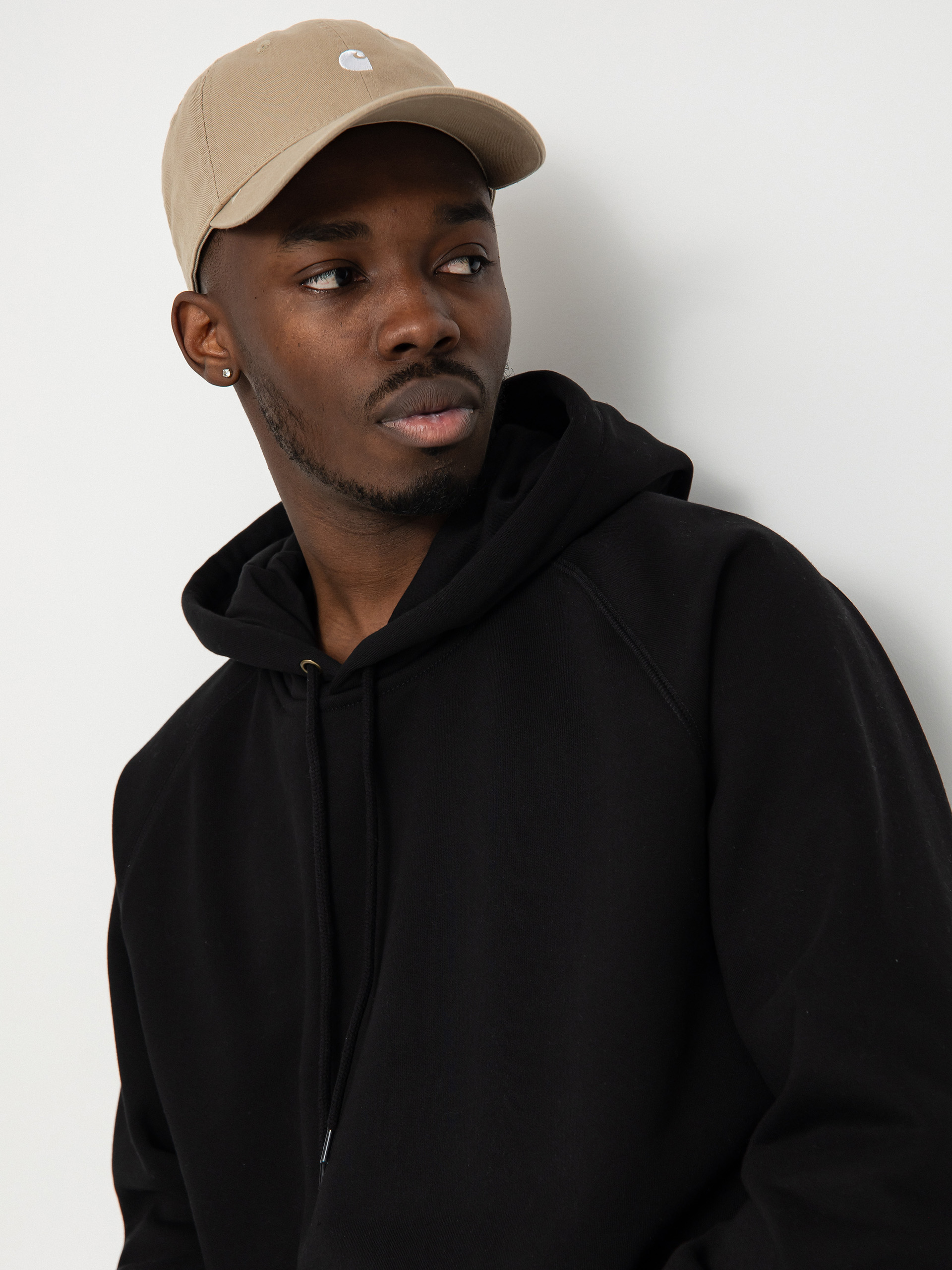 Mikina s kapucňou Carhartt WIP Chase HD (black/gold)