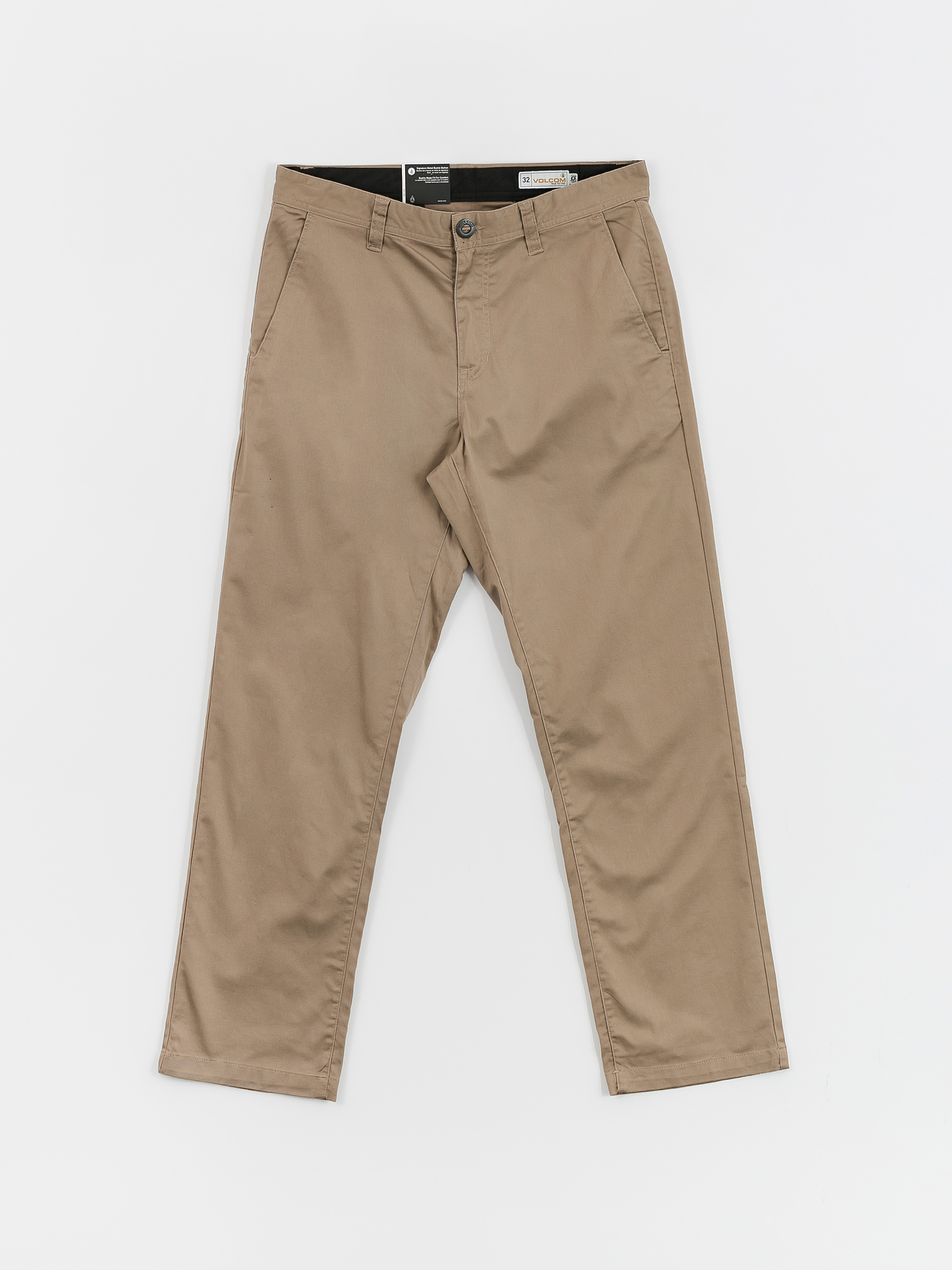 Nohavice Volcom Frickin Regular Stretch (khaki)