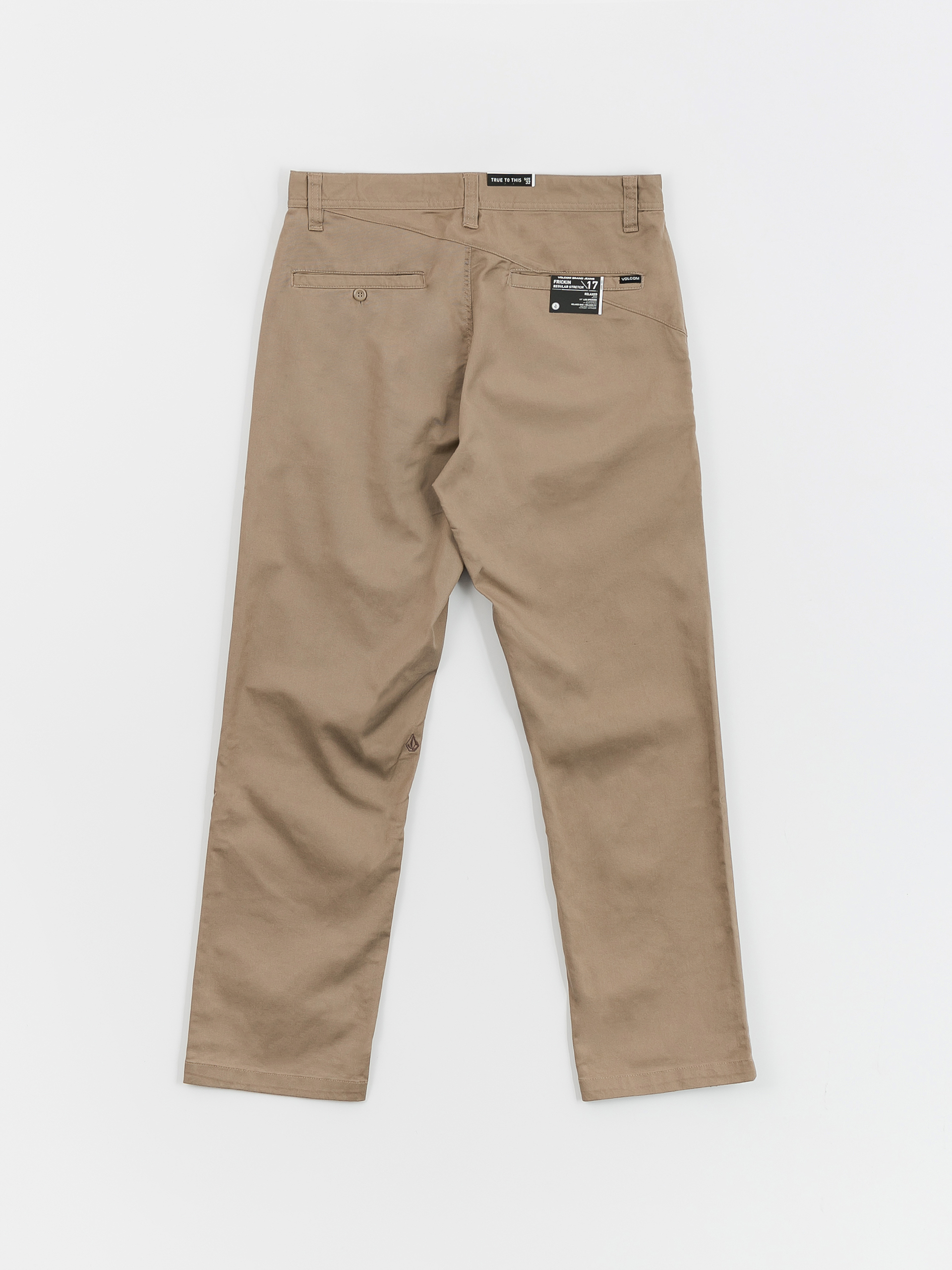 Nohavice Volcom Frickin Regular Stretch (khaki)