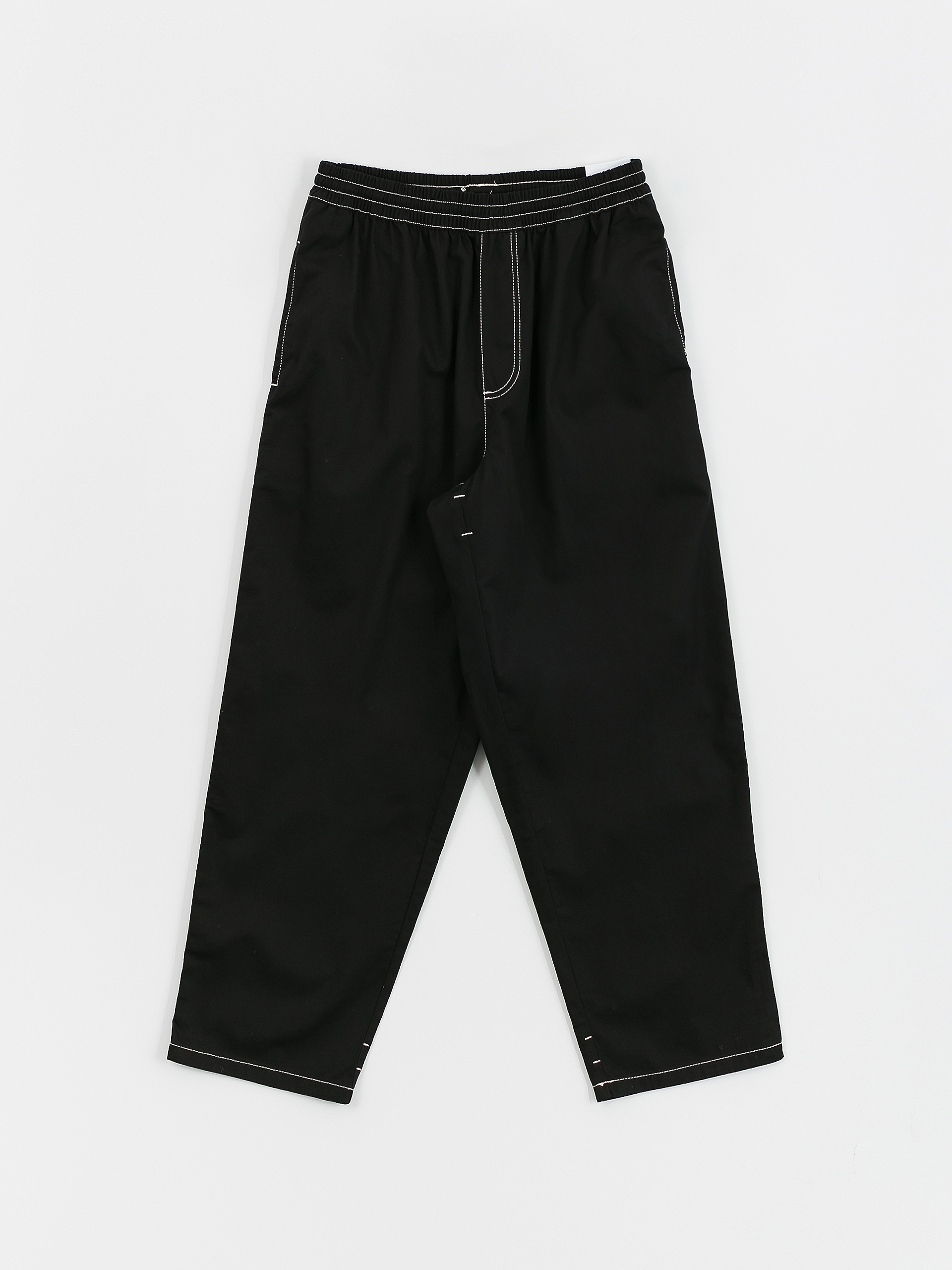 Nohavice Polar Skate Surf Pants Contrast (black/white)