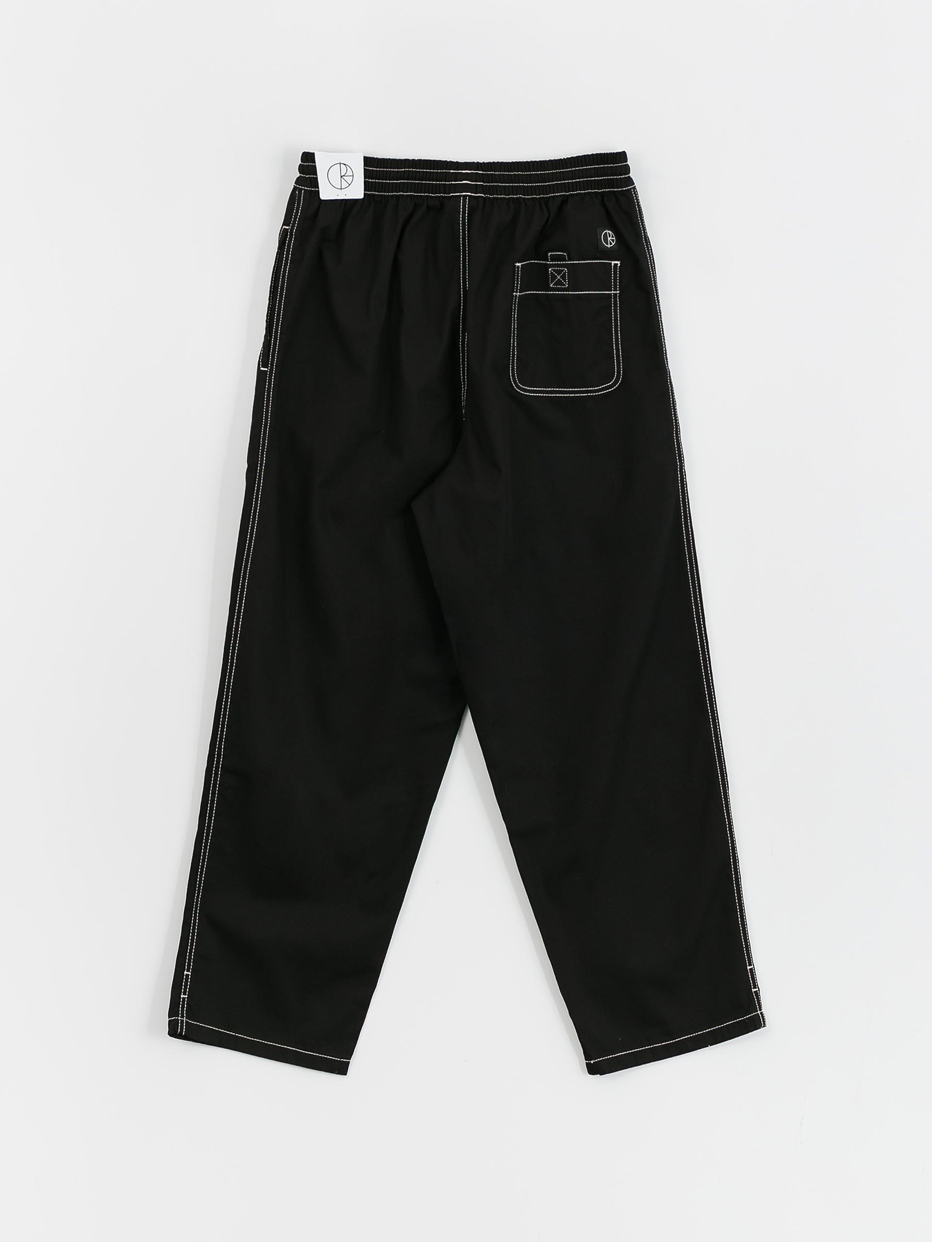 Nohavice Polar Skate Surf Pants Contrast (black/white)