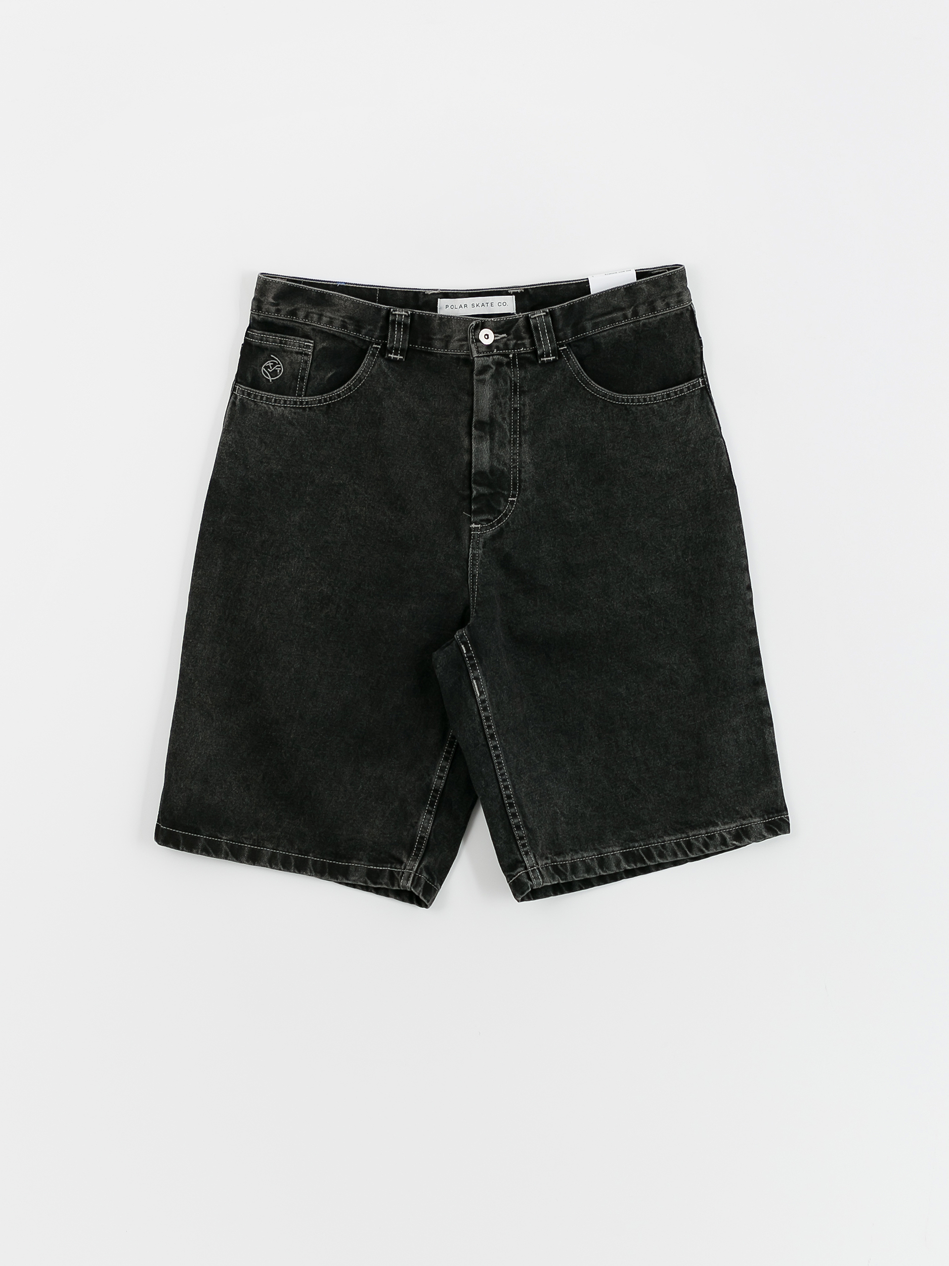 Kraťasy Polar Skate Big Boy (silver black)