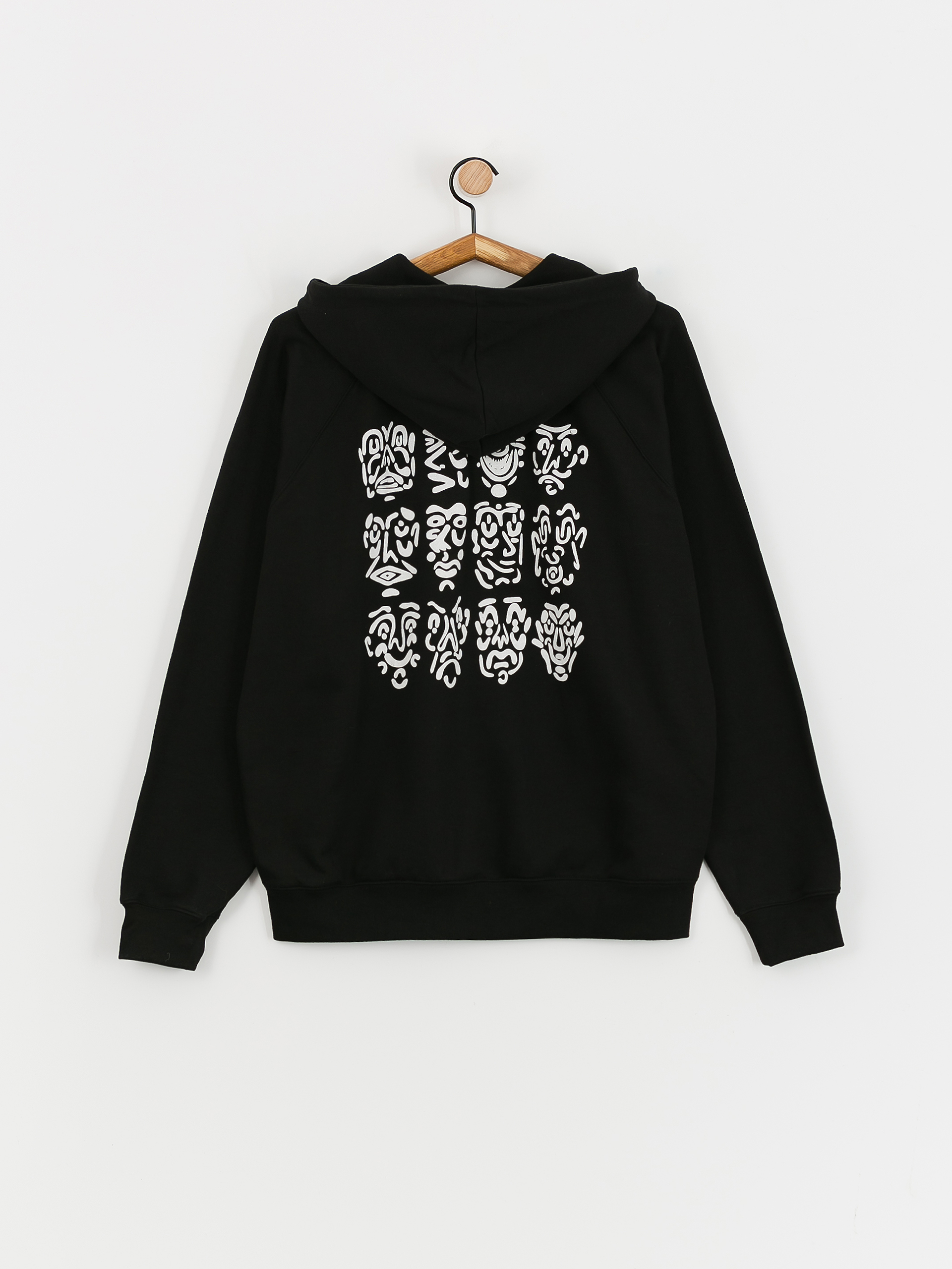 Mikina s kapucňou Polar Skate Default Zip Hoodie 12 Faces ZHD (black)