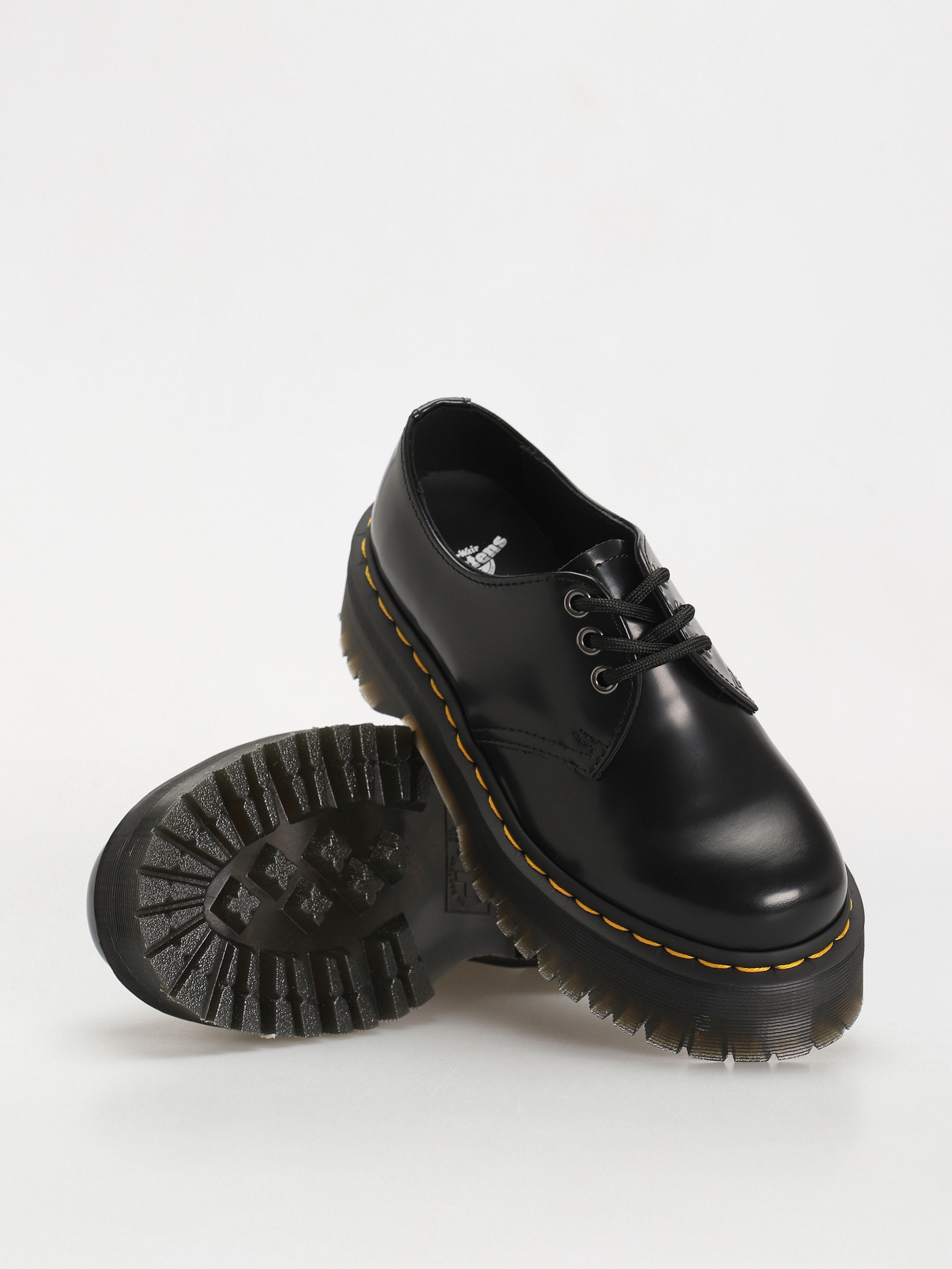 Topánky Dr. Martens 1461 Quad Wmn (polished smooth black)
