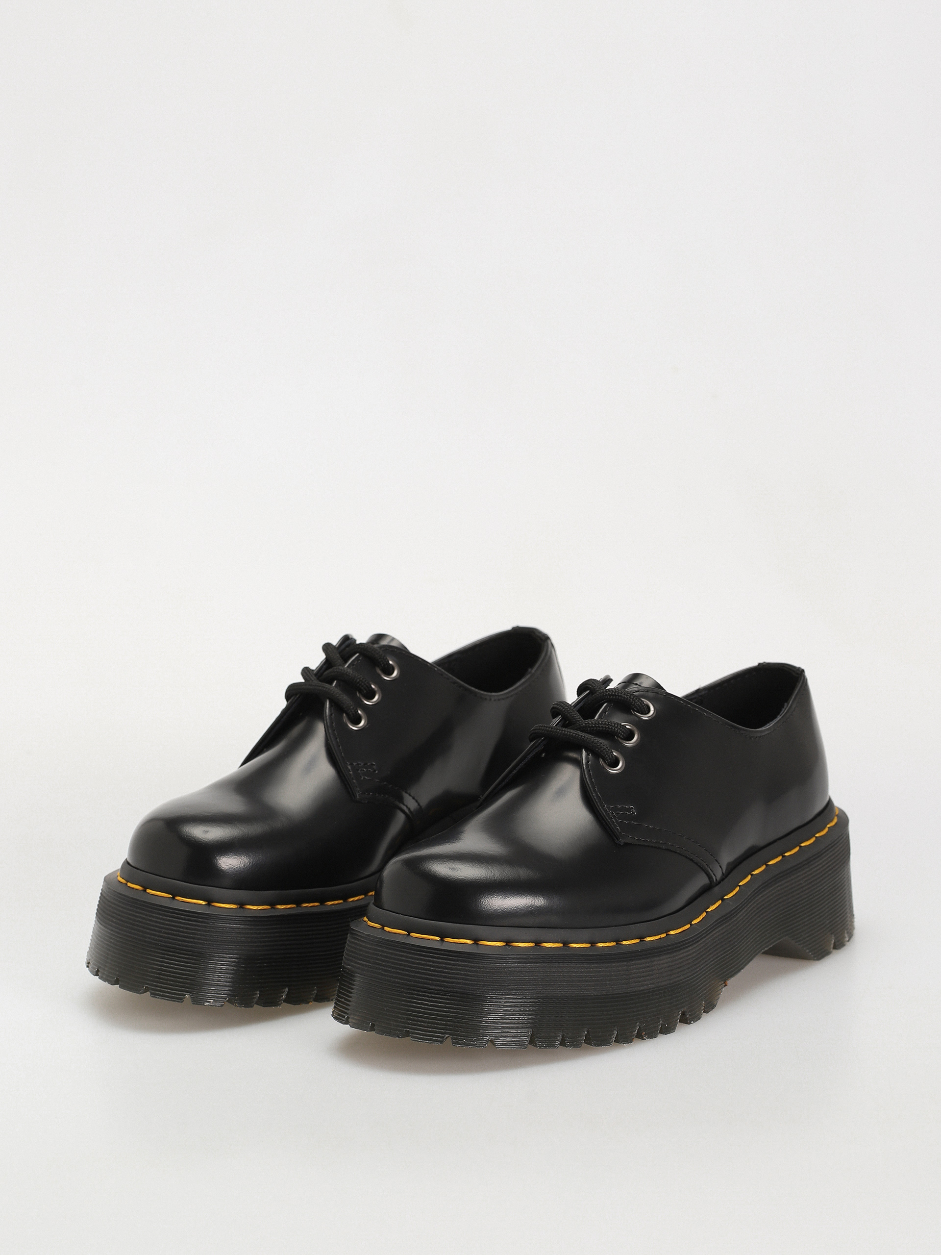 Topánky Dr. Martens 1461 Quad Wmn (polished smooth black)