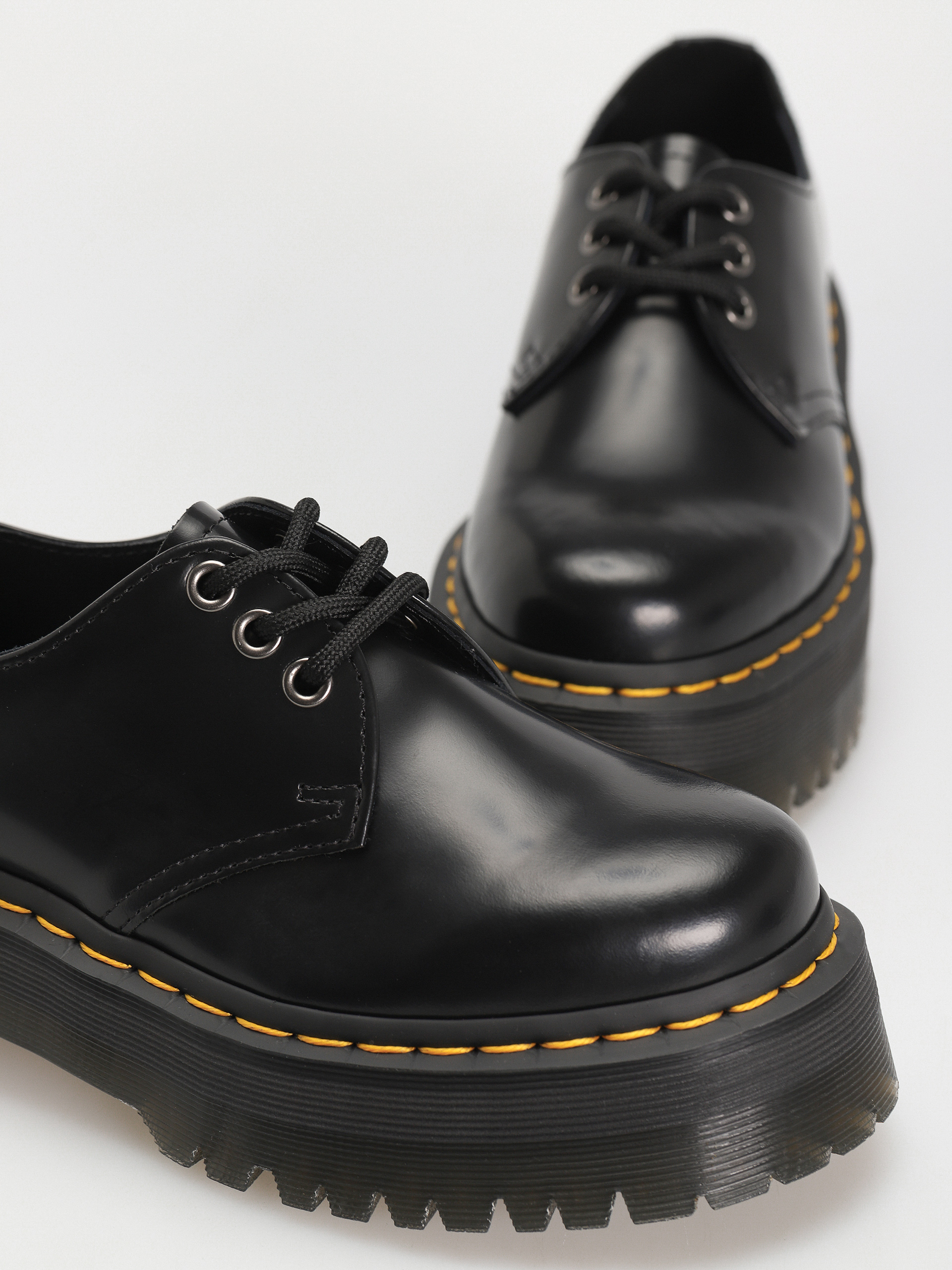 Topánky Dr. Martens 1461 Quad Wmn (polished smooth black)