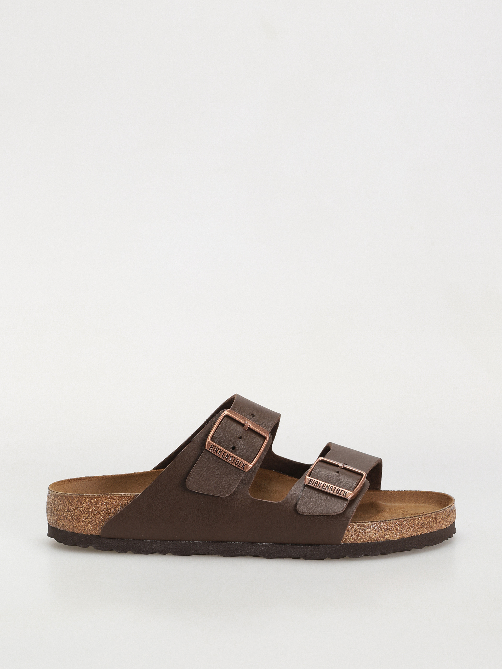 Šľapky Birkenstock Arizona Birko Flor Regular (dark brown)