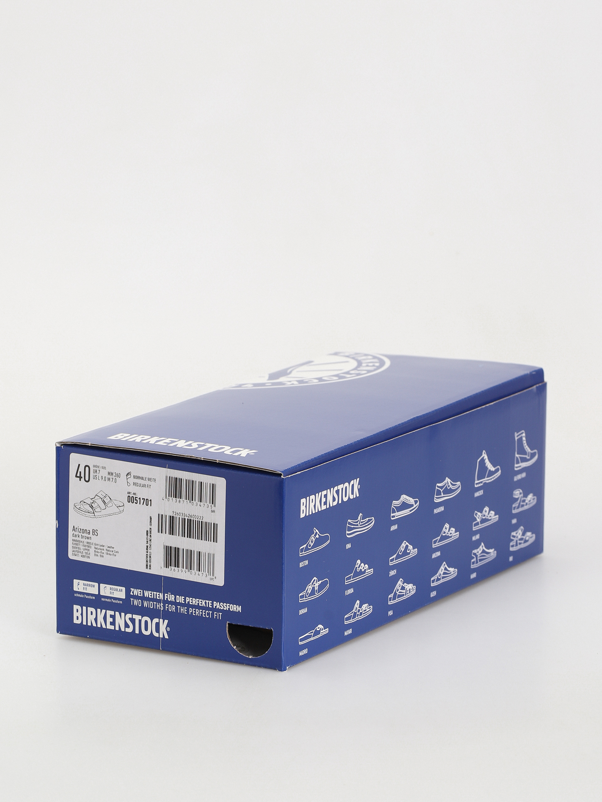 Šľapky Birkenstock Arizona Birko Flor Regular (dark brown)