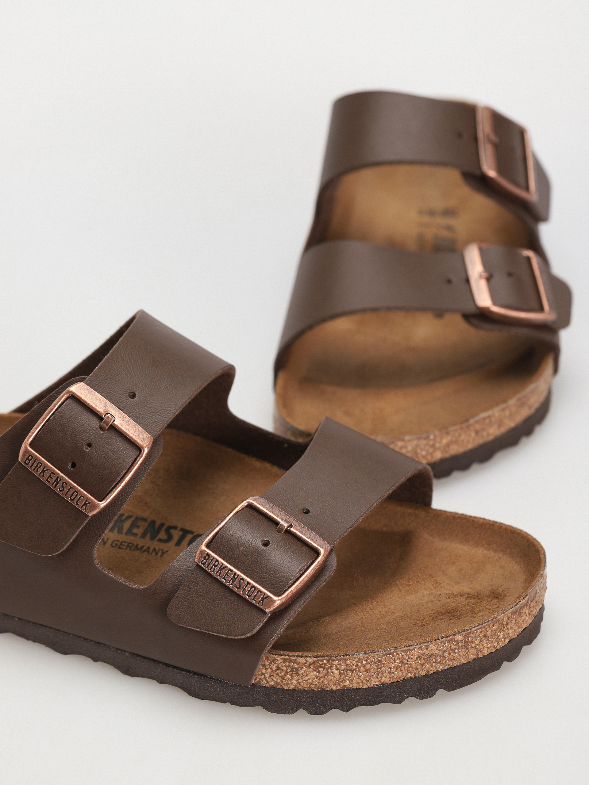 Šľapky Birkenstock Arizona Birko Flor Regular (dark brown)