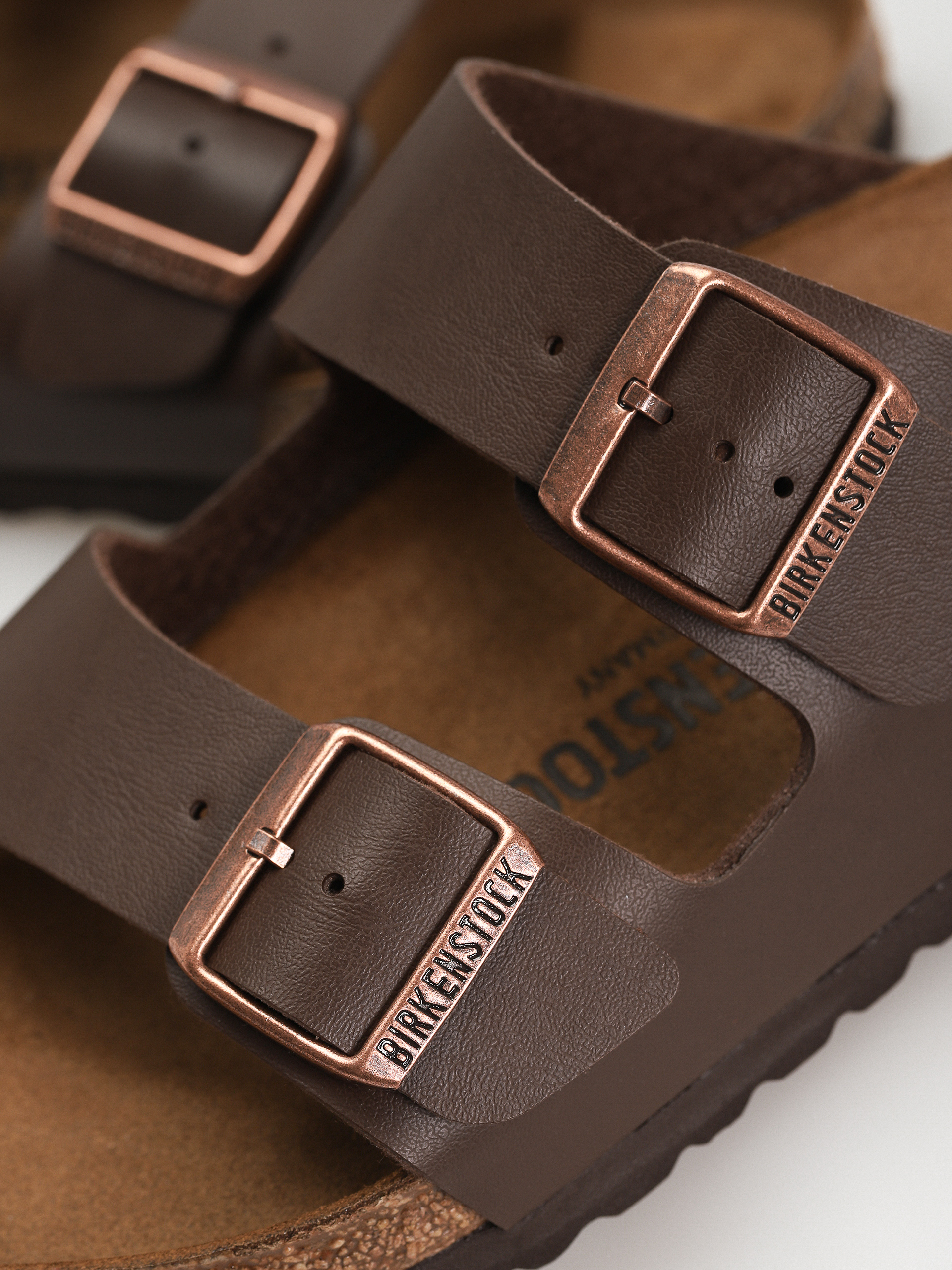 Šľapky Birkenstock Arizona Birko Flor Regular (dark brown)