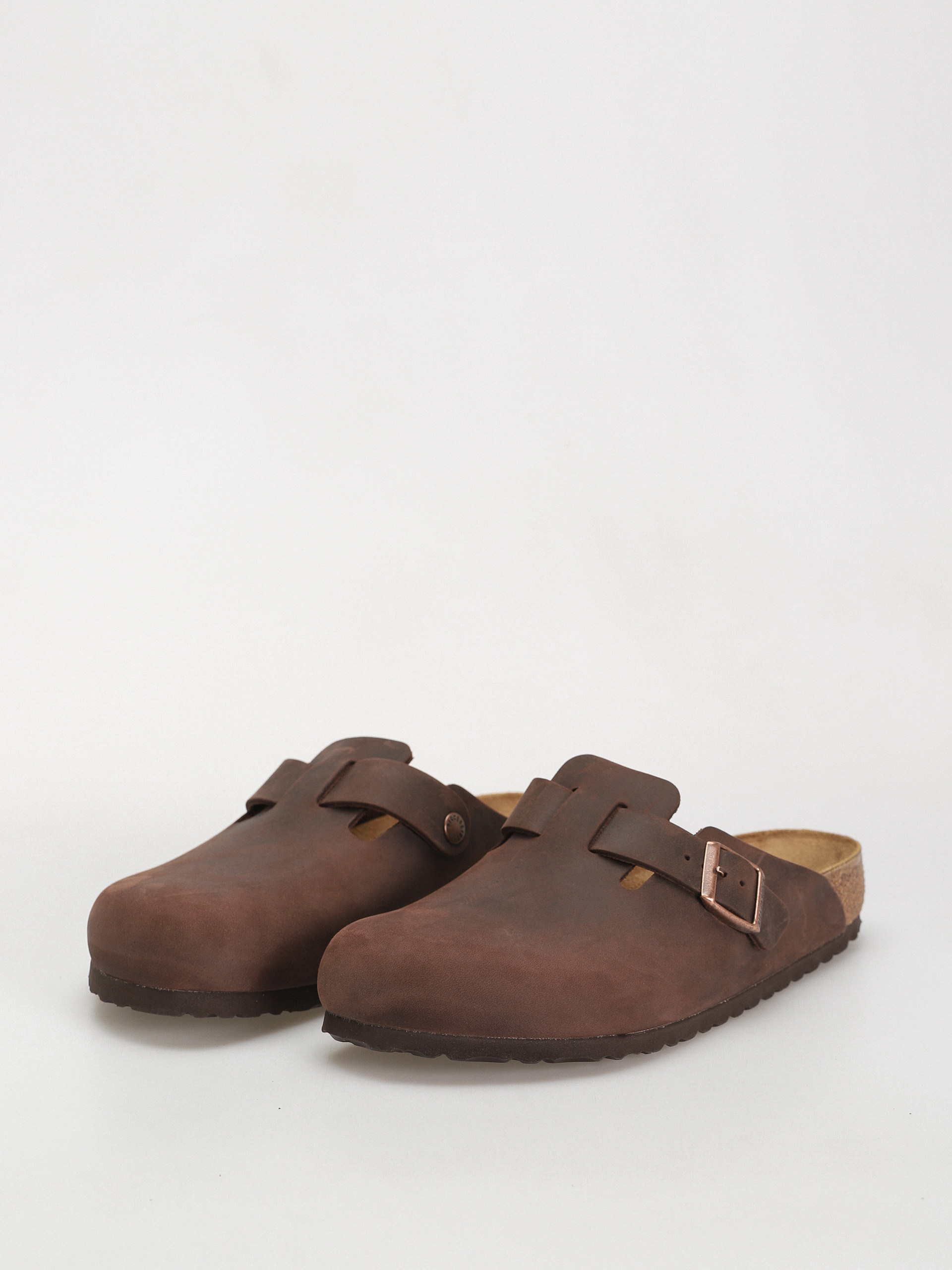 Šľapky Birkenstock Boston Oiled Leather Regular (habana)