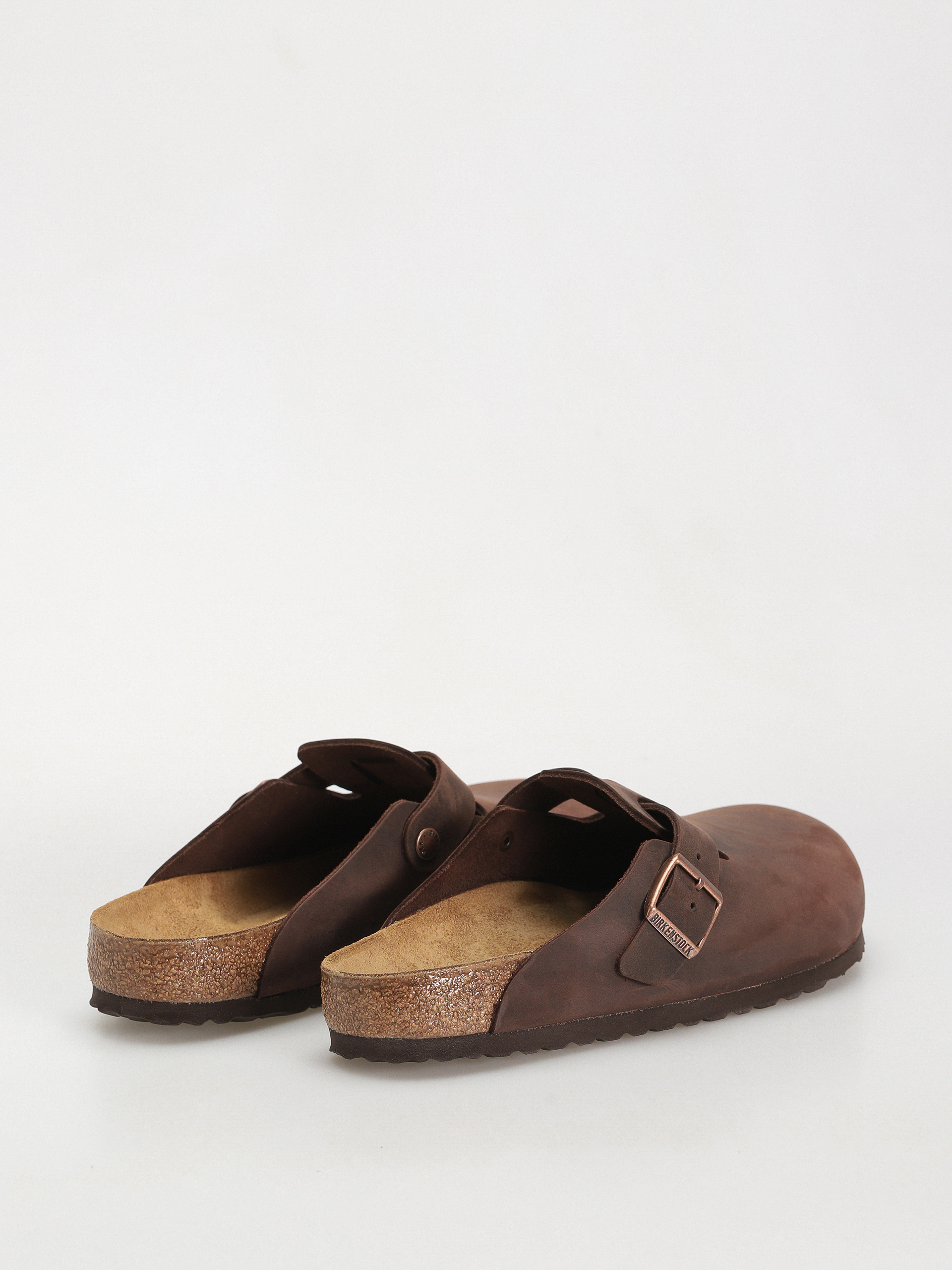 Šľapky Birkenstock Boston Oiled Leather Regular (habana)