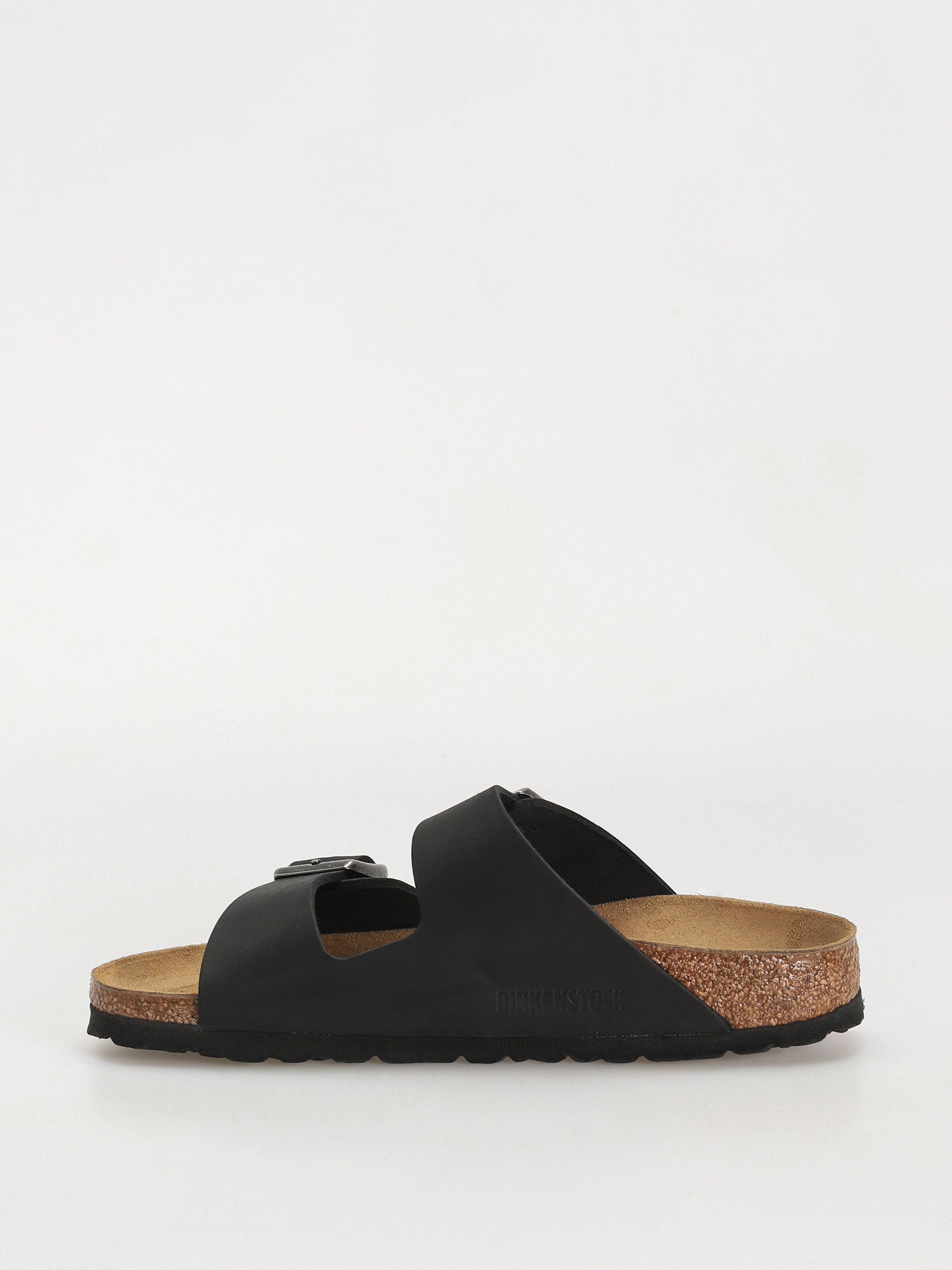 Šľapky Birkenstock Arizona Oiled Leather Narrow Wmn (black)