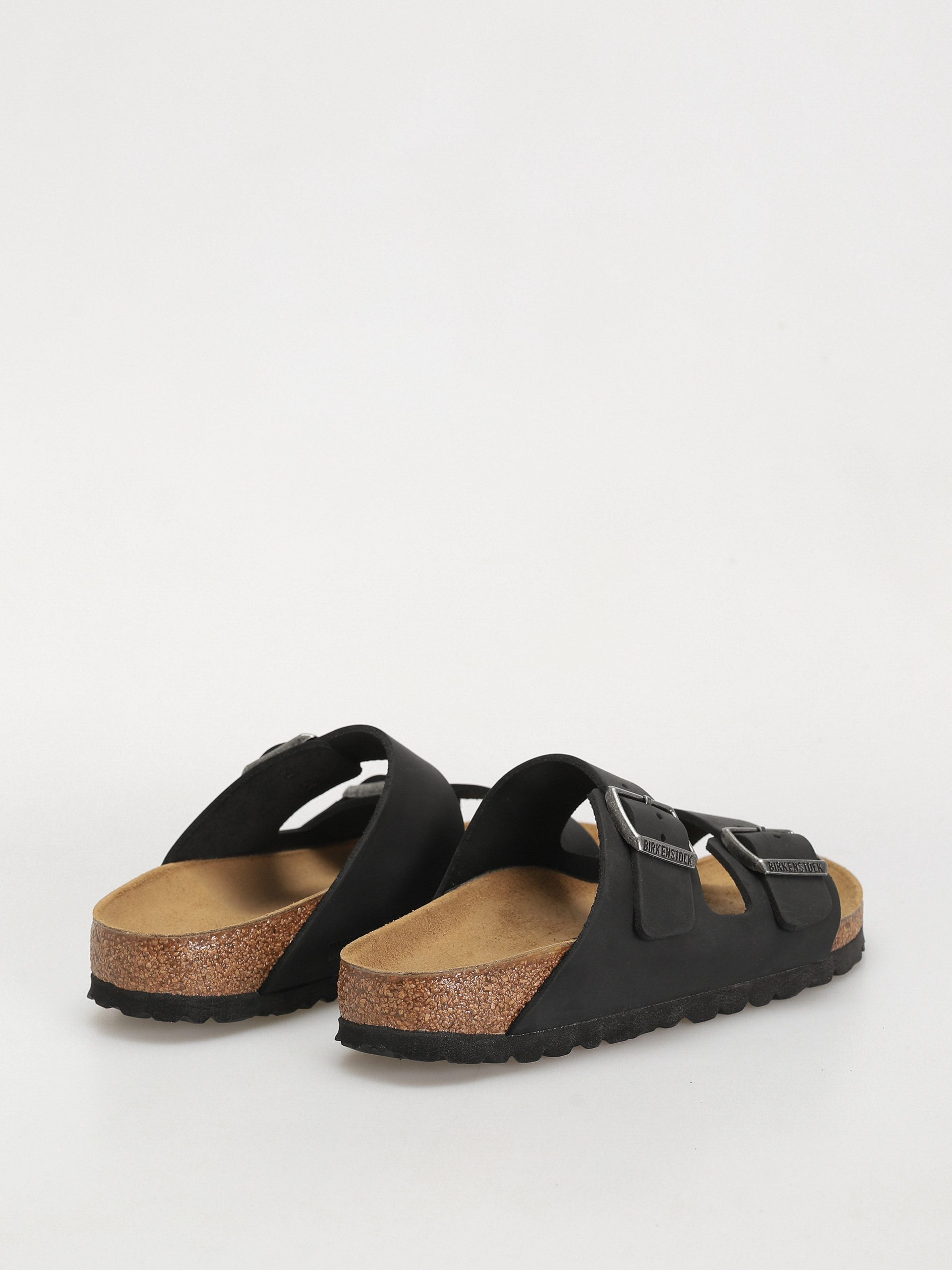 Šľapky Birkenstock Arizona Oiled Leather Narrow Wmn (black)
