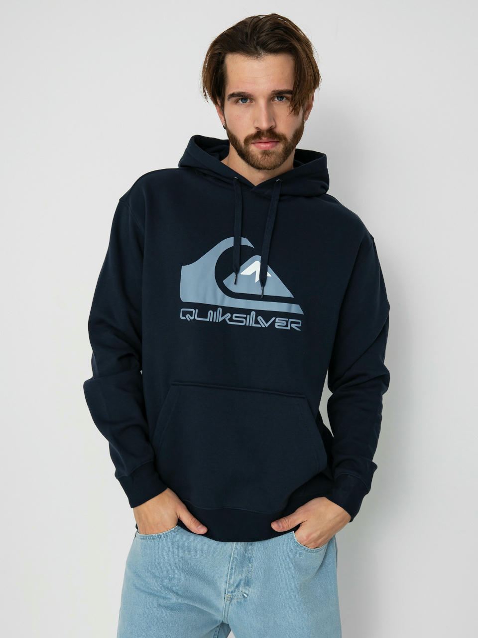 Mikina s kapucňou Quiksilver Big Logo HD (dark navy)