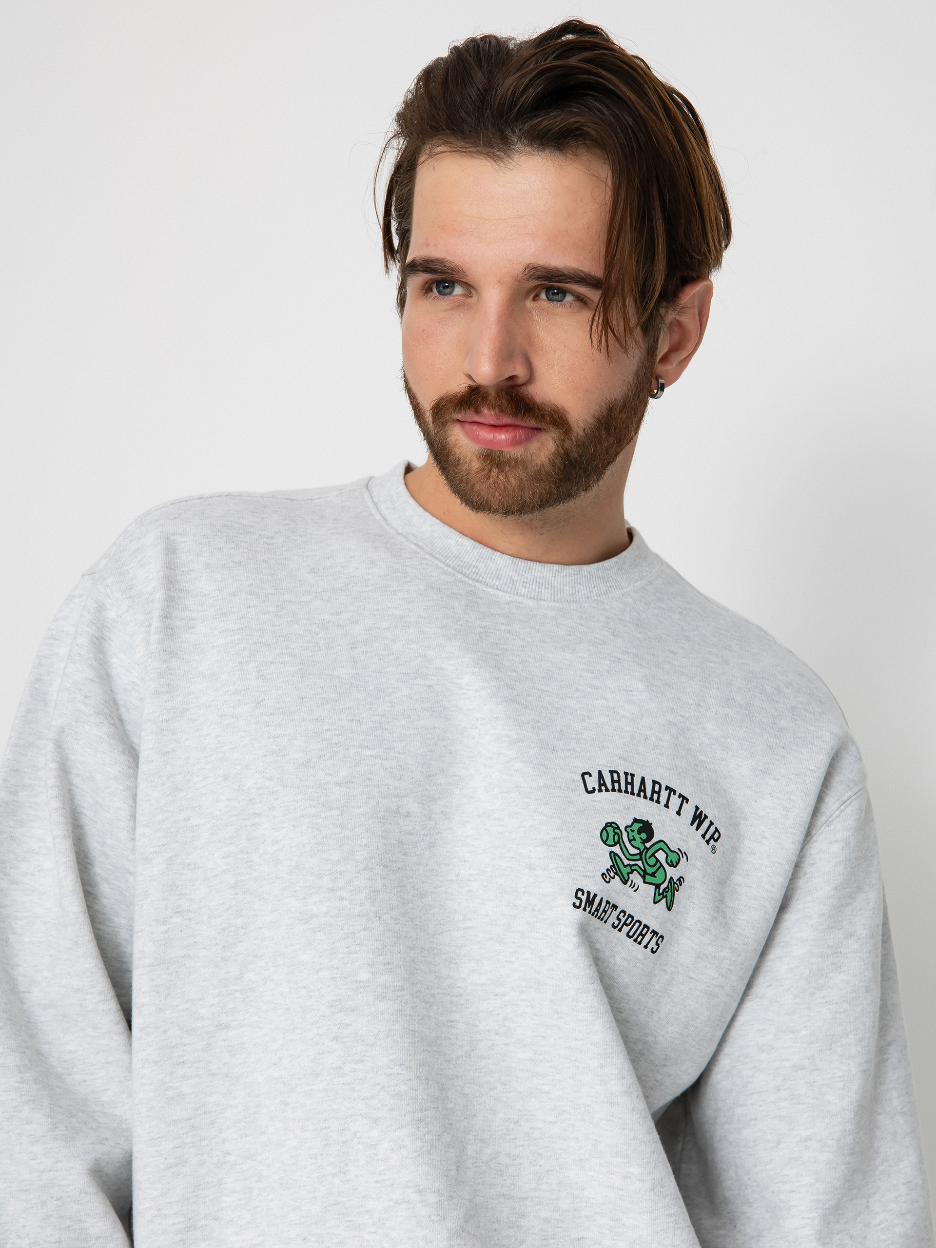 Mikina Carhartt WIP Smart Sports (ash heather)