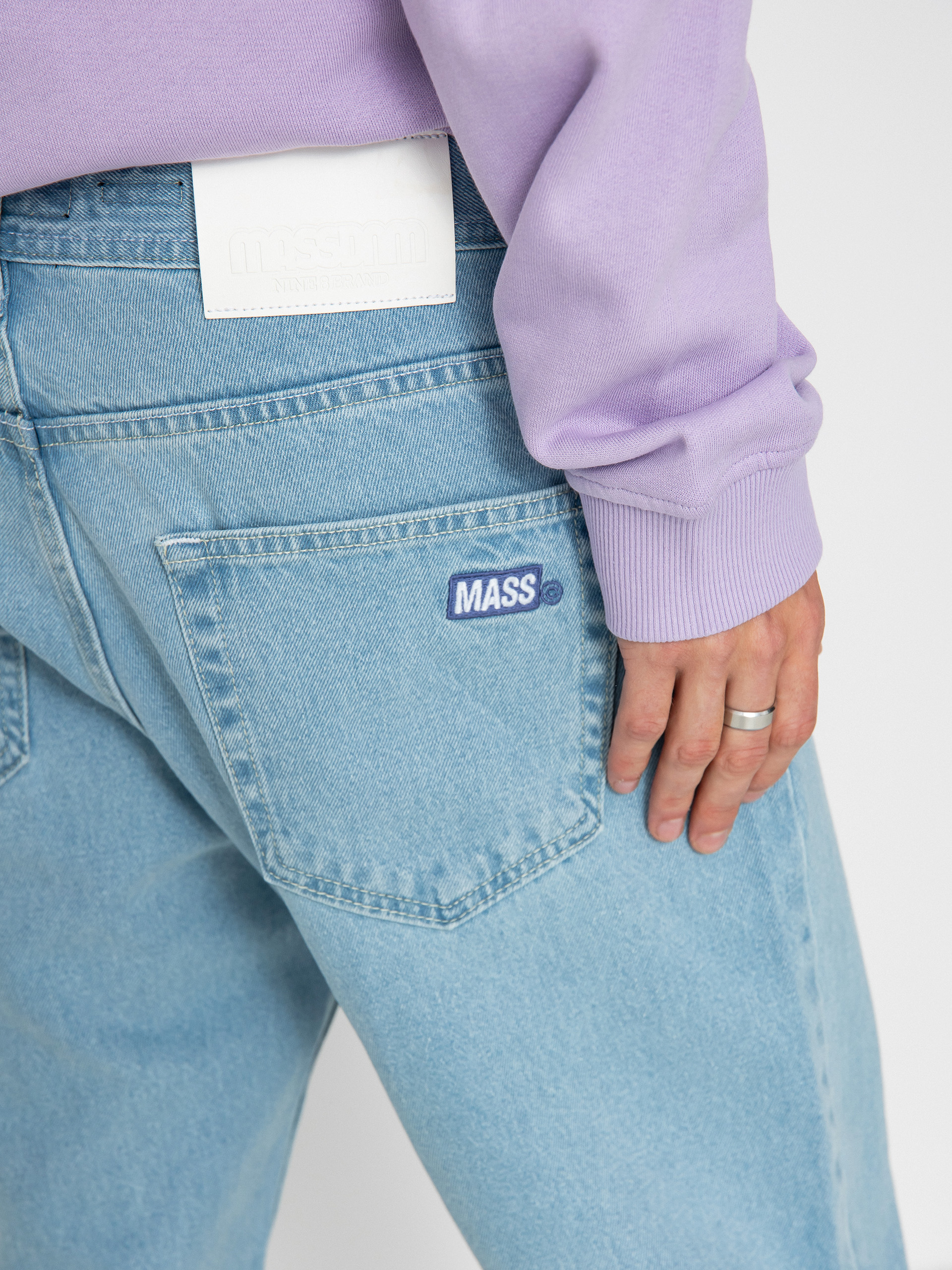 Nohavice MassDnm Jeans Box (light blue)