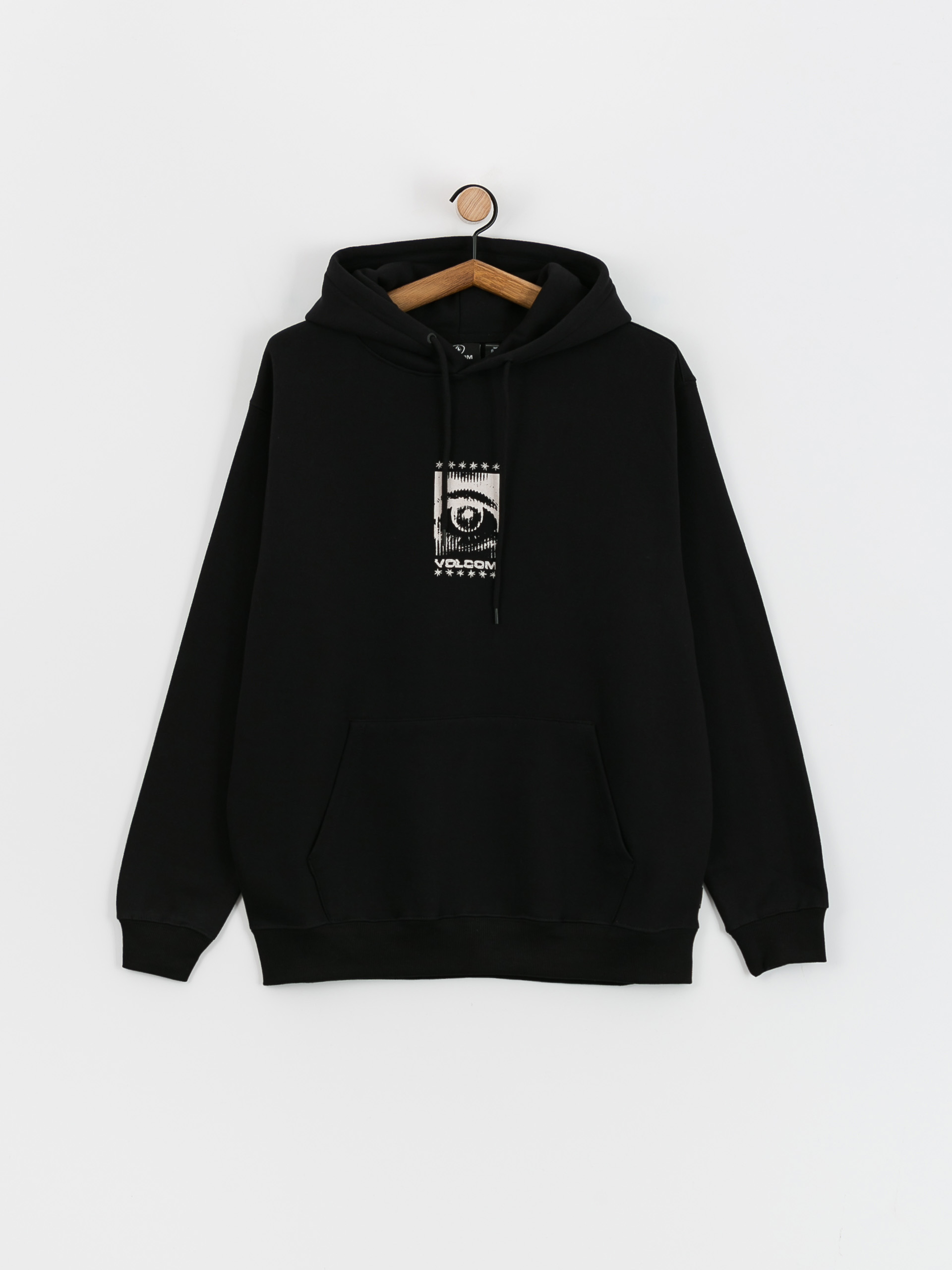 Mikina s kapucňou Volcom Watanite HD (black)