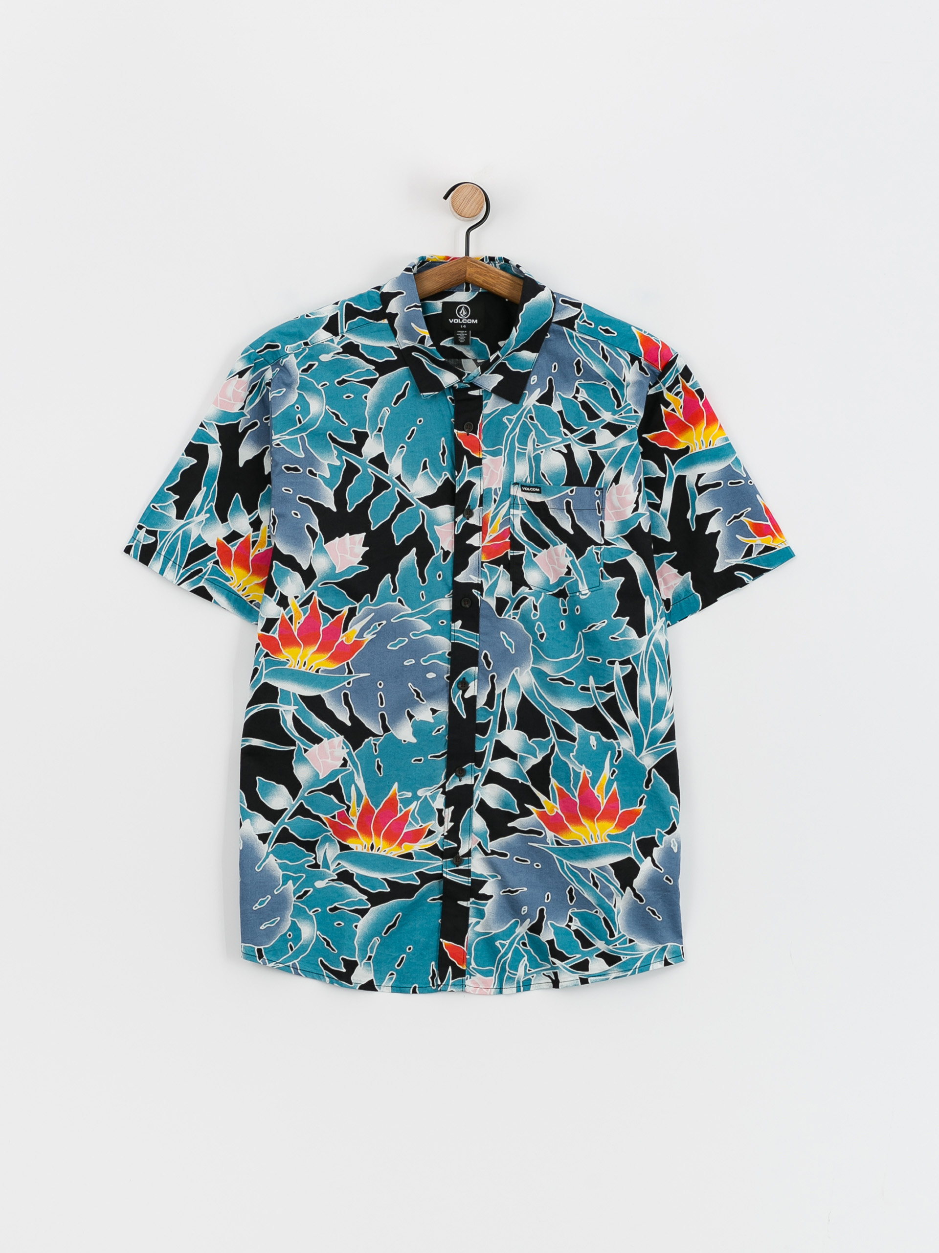 Košeľa Volcom Leaf Pit Floral (black)