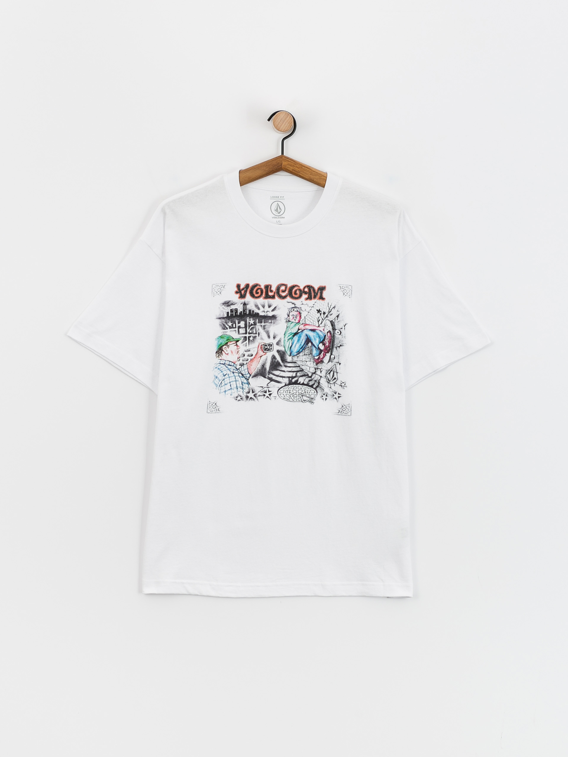 Tričko Volcom Street Keutchi (white)