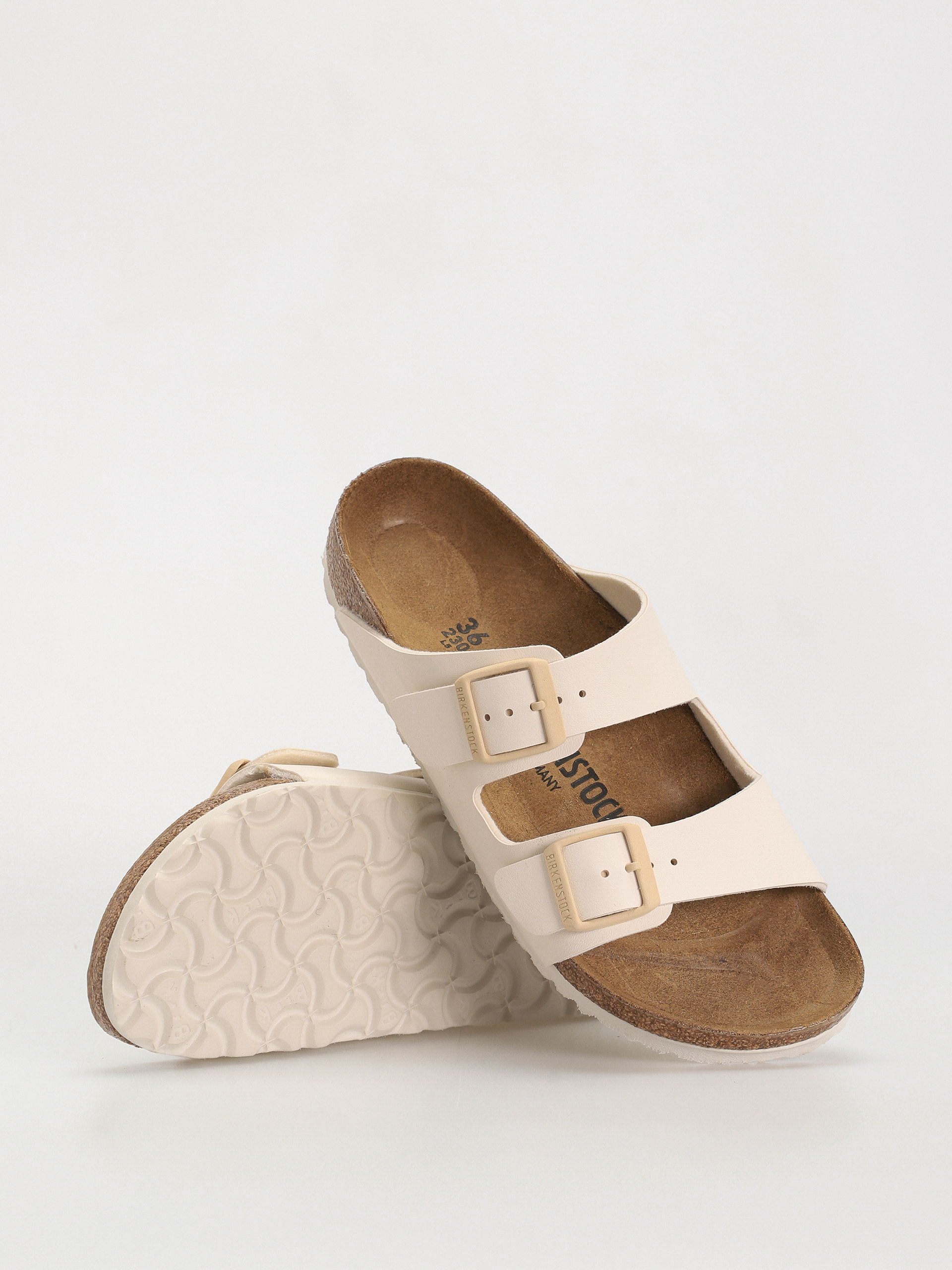 Šľapky Birkenstock Arizona Birko Flor Narrow Wmn (eggshell)