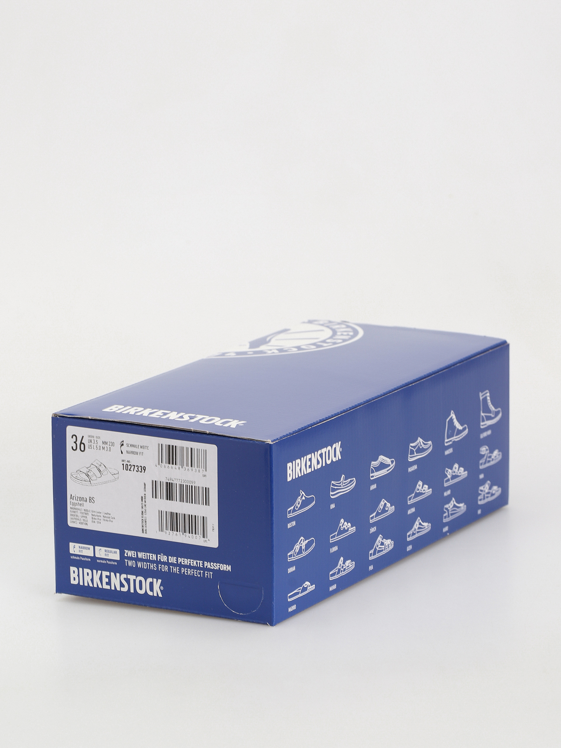 Šľapky Birkenstock Arizona Birko Flor Narrow Wmn (eggshell)