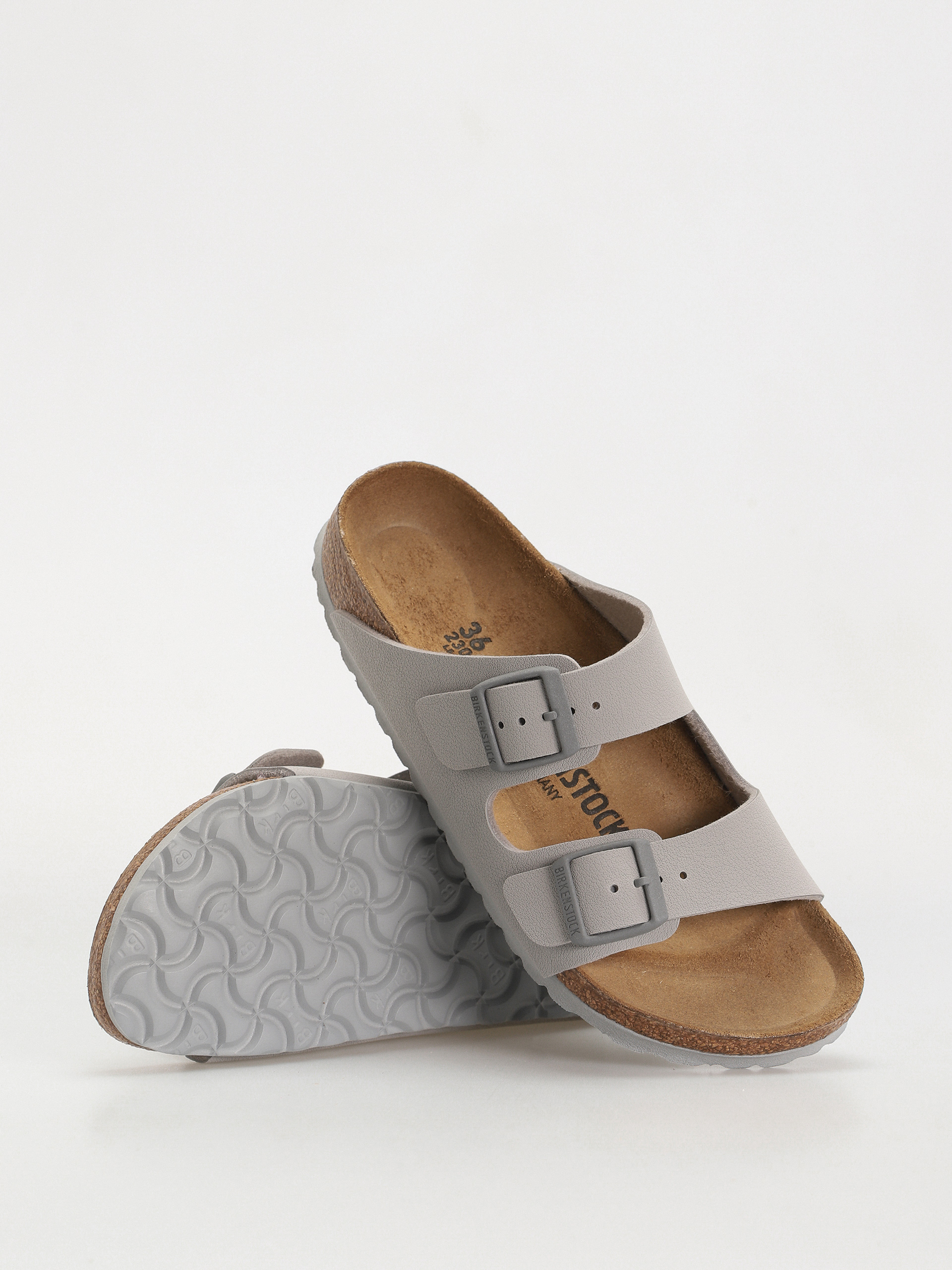 Šľapky Birkenstock Arizona Birko Flor Narrow Wmn (stone coin)