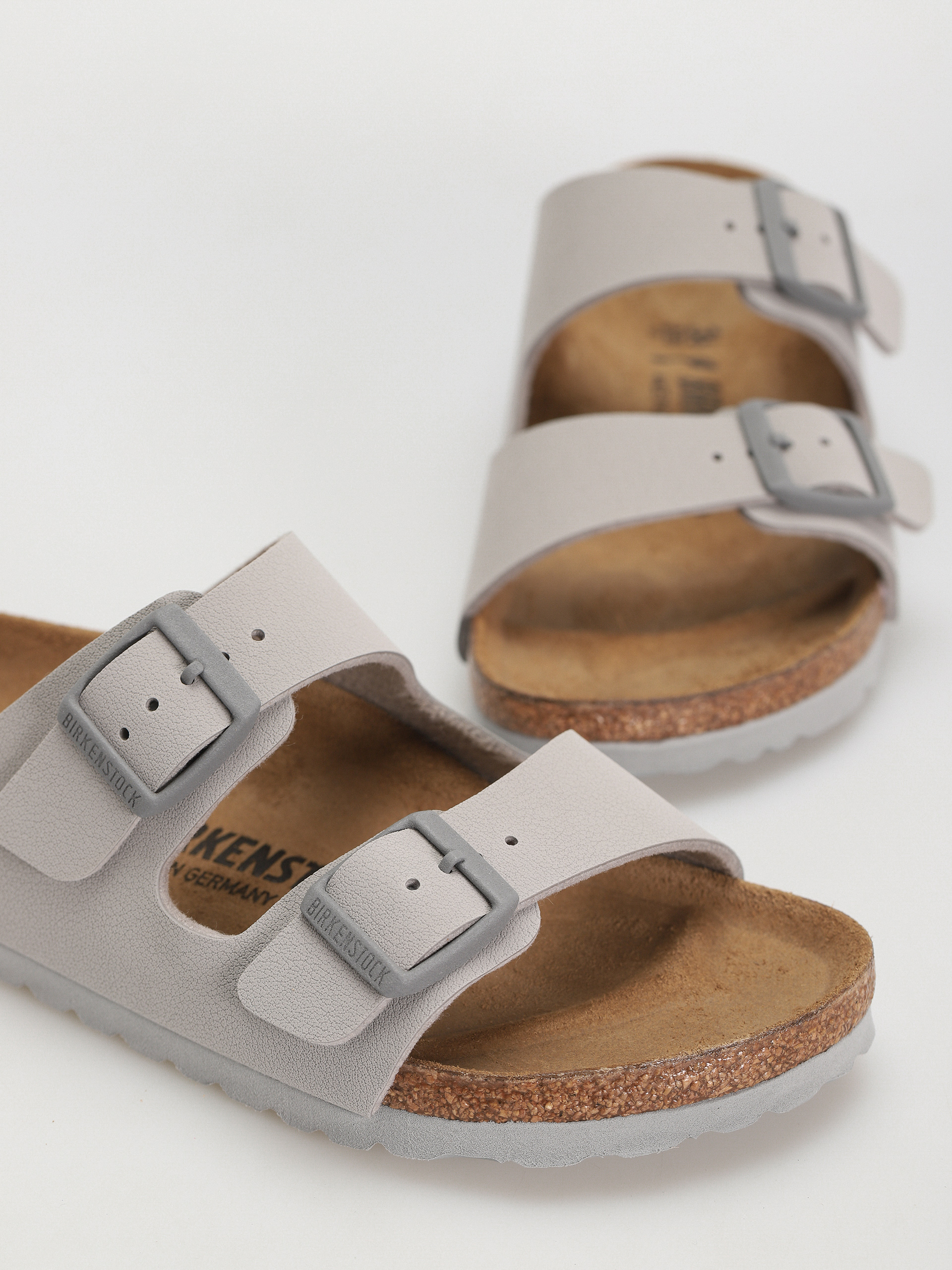 Šľapky Birkenstock Arizona Birko Flor Narrow Wmn (stone coin)
