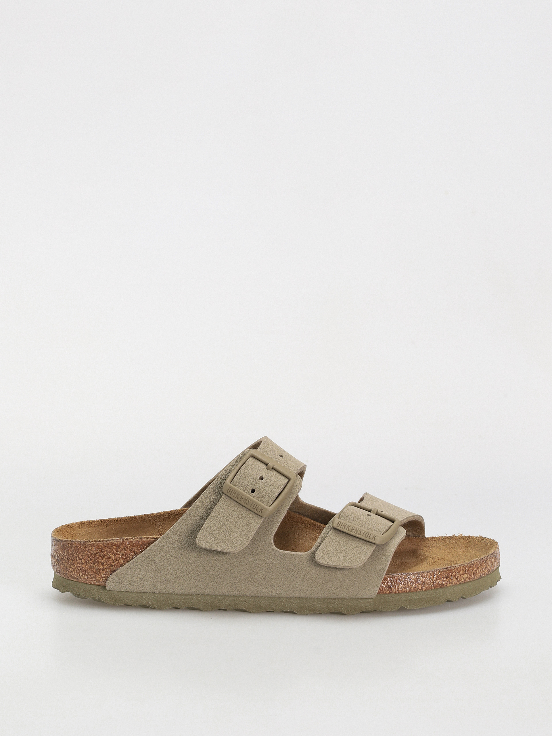 u0160u013eapky Birkenstock Arizona Birko Flor Narrow Wmn (faded khaki)