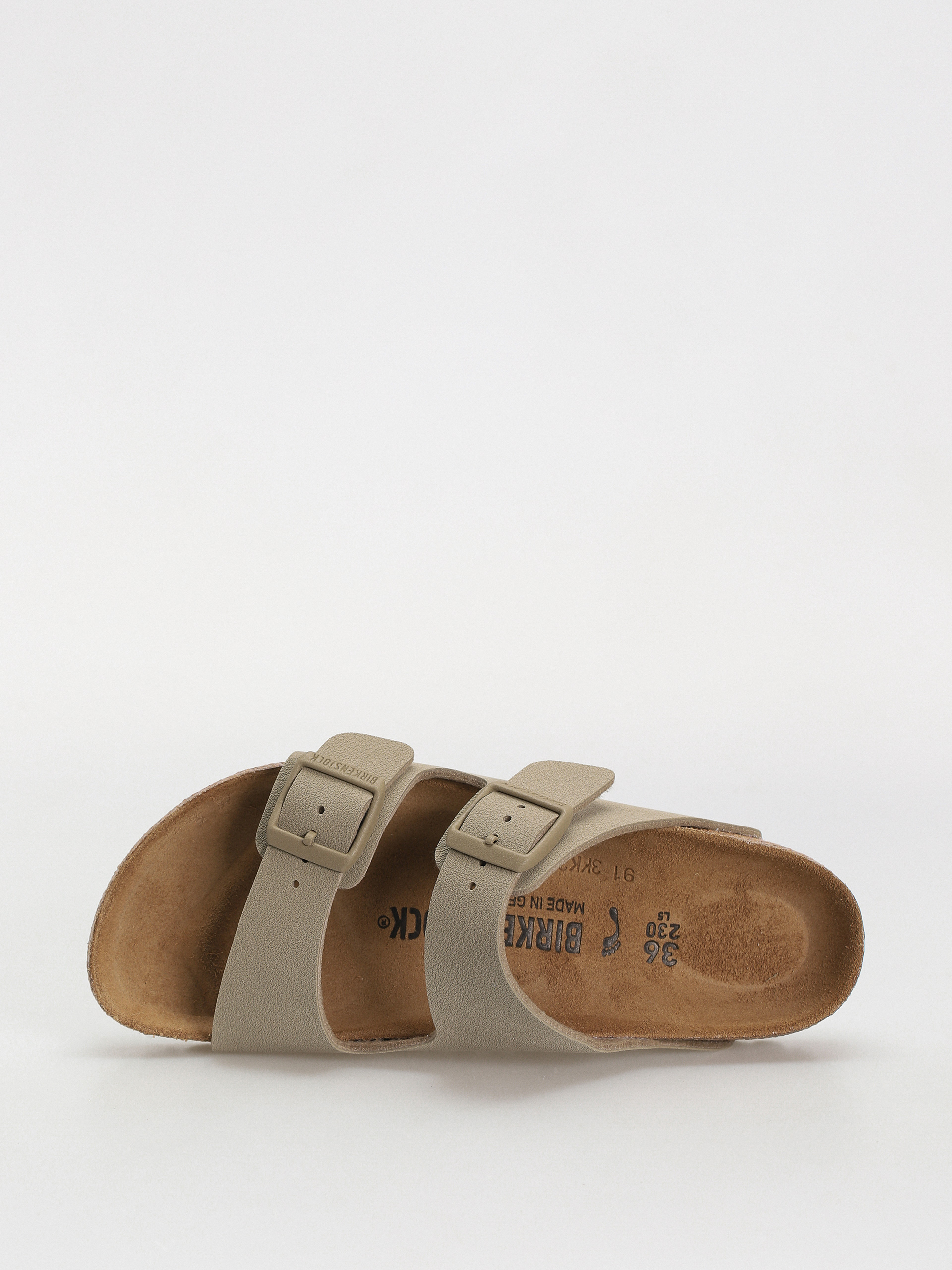 Šľapky Birkenstock Arizona Birko Flor Narrow Wmn (faded khaki)