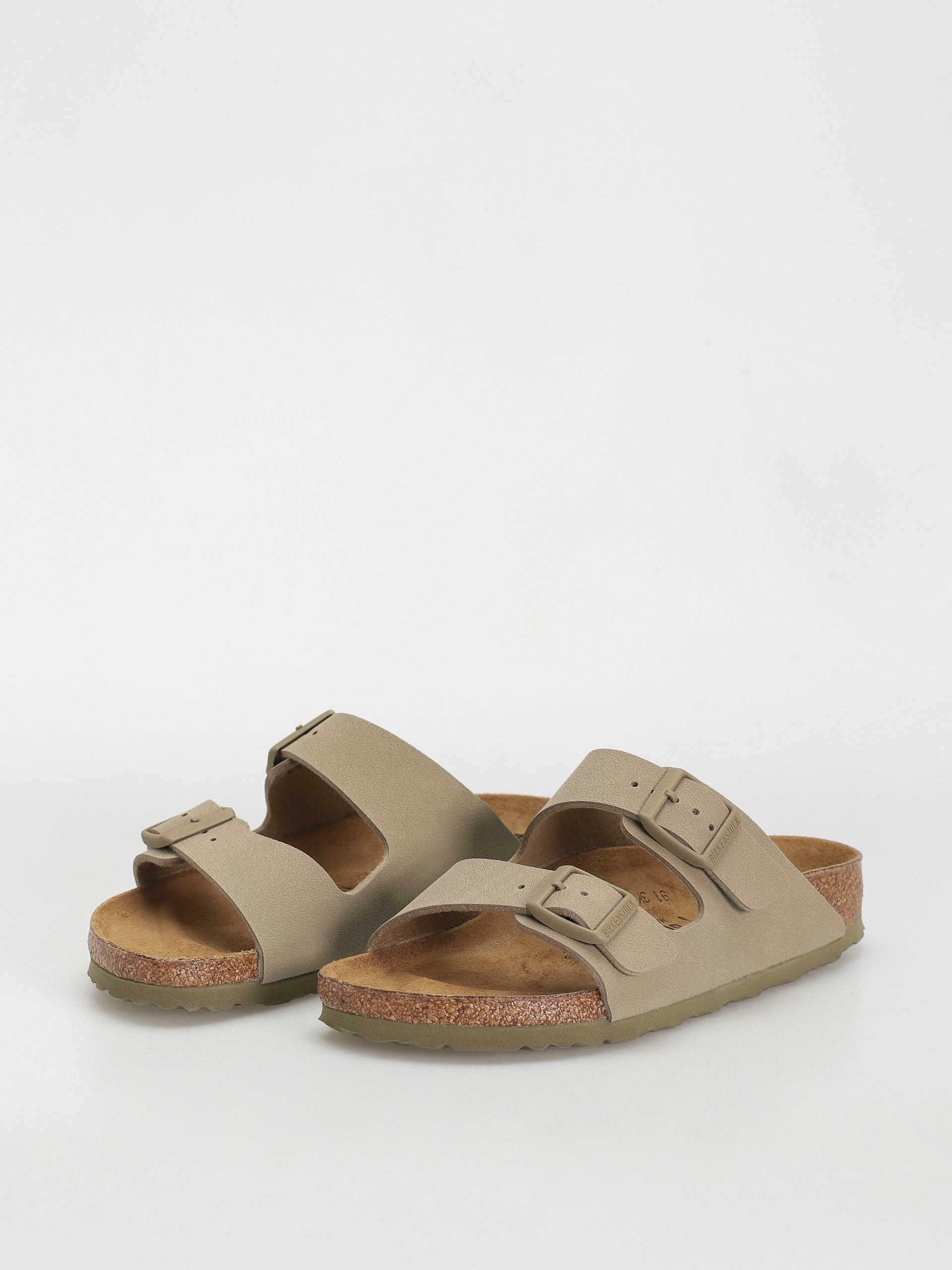 Šľapky Birkenstock Arizona Birko Flor Narrow Wmn (faded khaki)