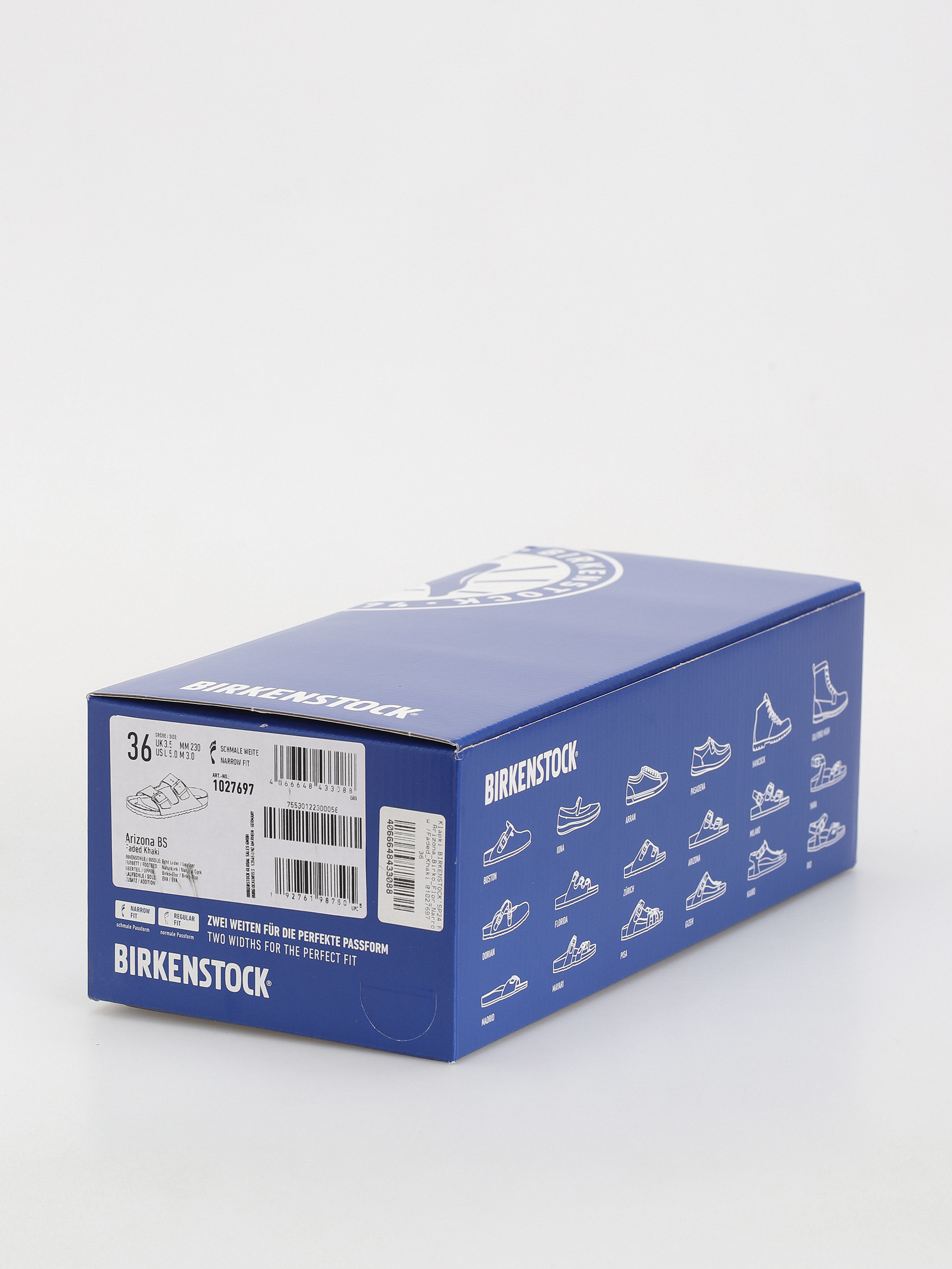 Šľapky Birkenstock Arizona Birko Flor Narrow Wmn (faded khaki)