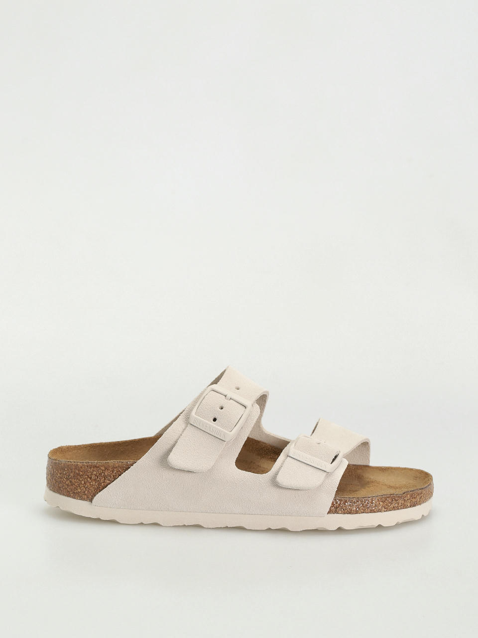 Šľapky Birkenstock Arizona Suede Leather Narrow Wmn (antique white)