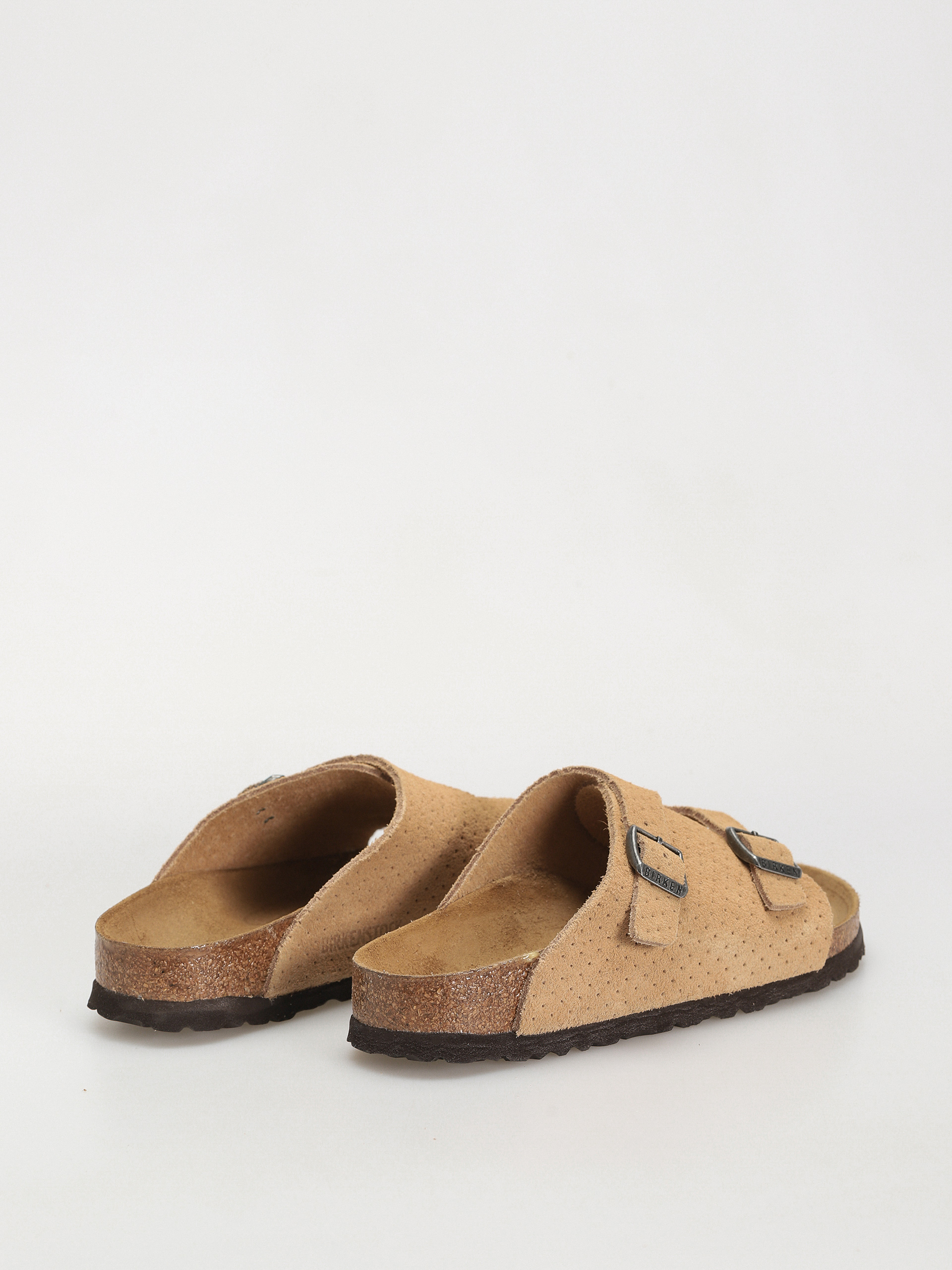 Šľapky Birkenstock Zurich Suede Embossed Narrow Wmn (emboss dots new beige)