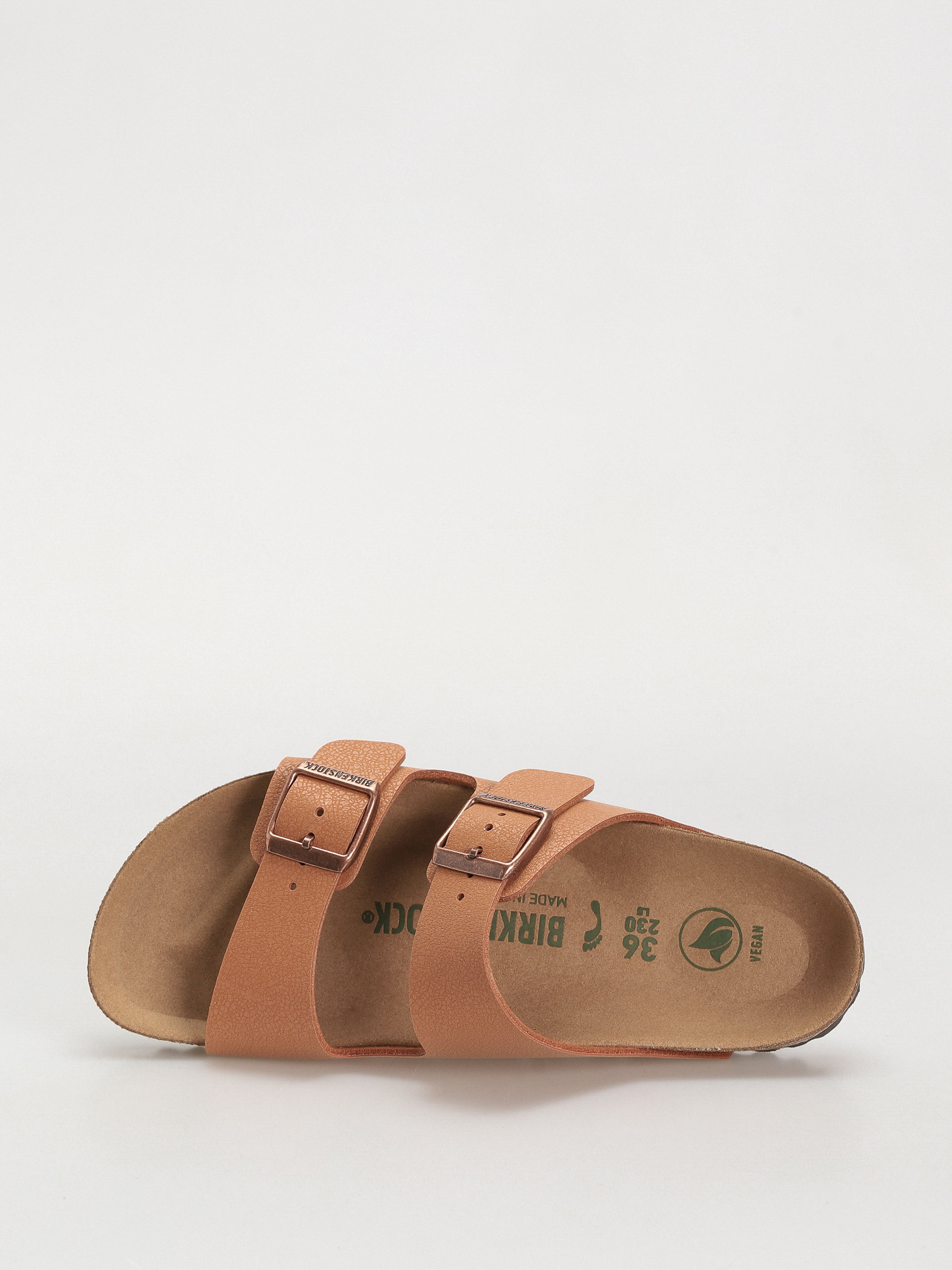 Šľapky Birkenstock Arizona Birko Flor Nubuck Narrow Wmn (pecan)