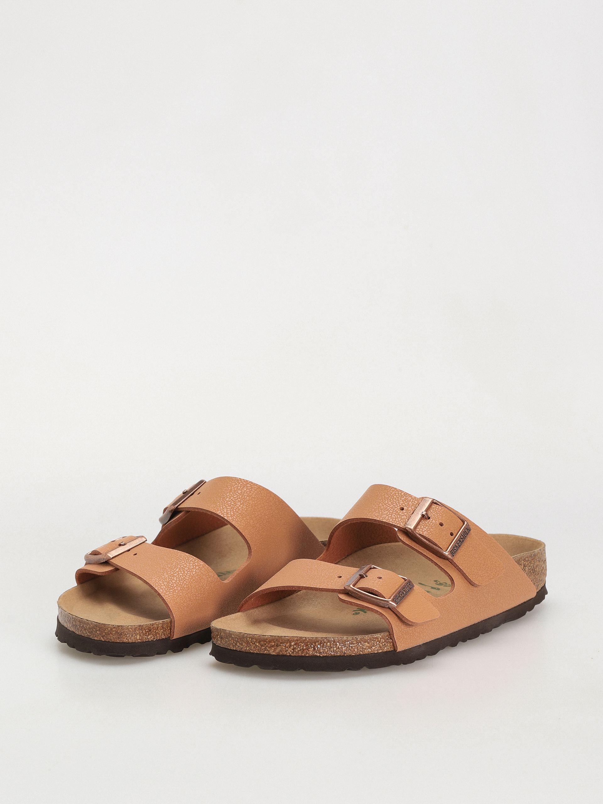 Šľapky Birkenstock Arizona Birko Flor Nubuck Narrow Wmn (pecan)