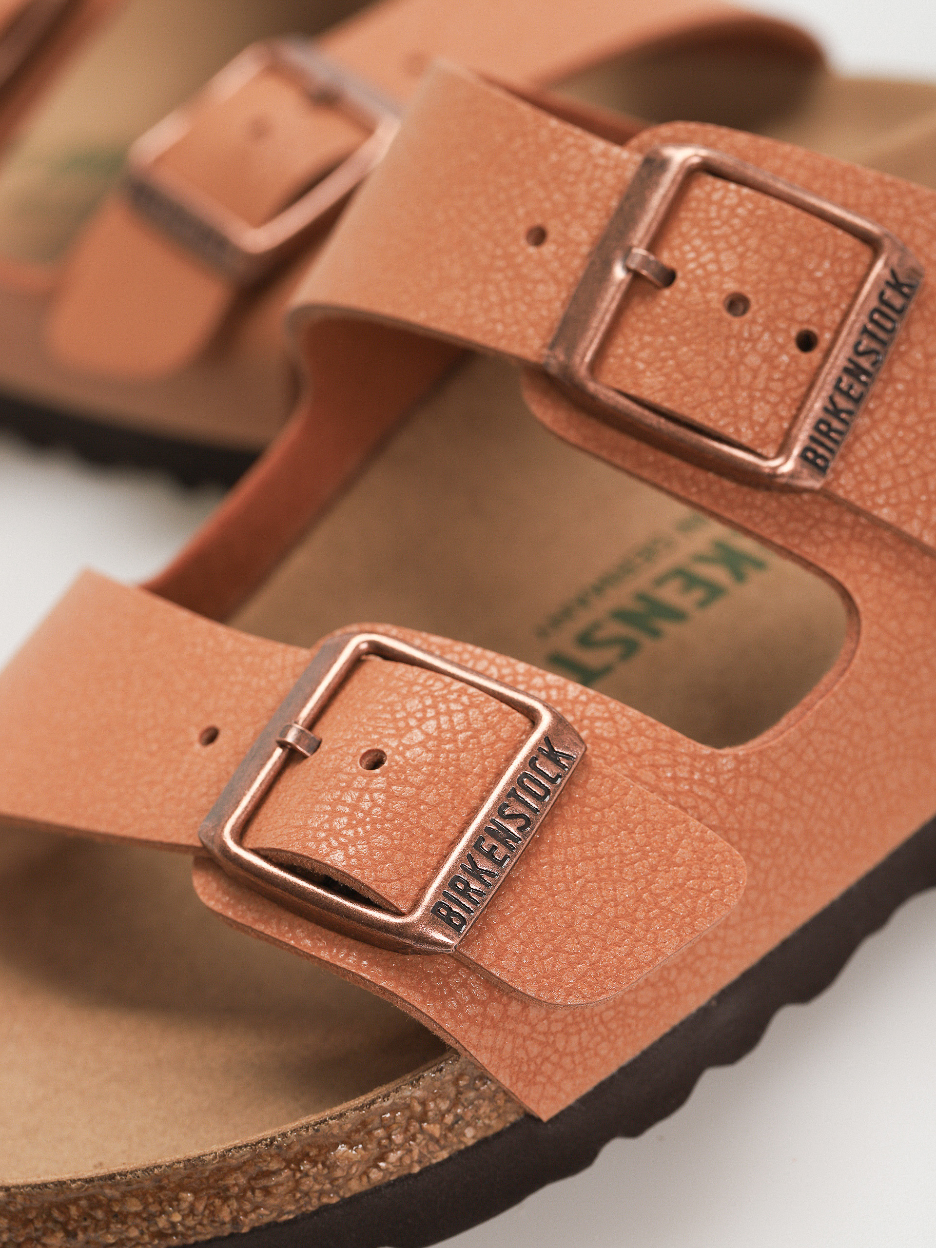 Šľapky Birkenstock Arizona Birko Flor Nubuck Narrow Wmn (pecan)