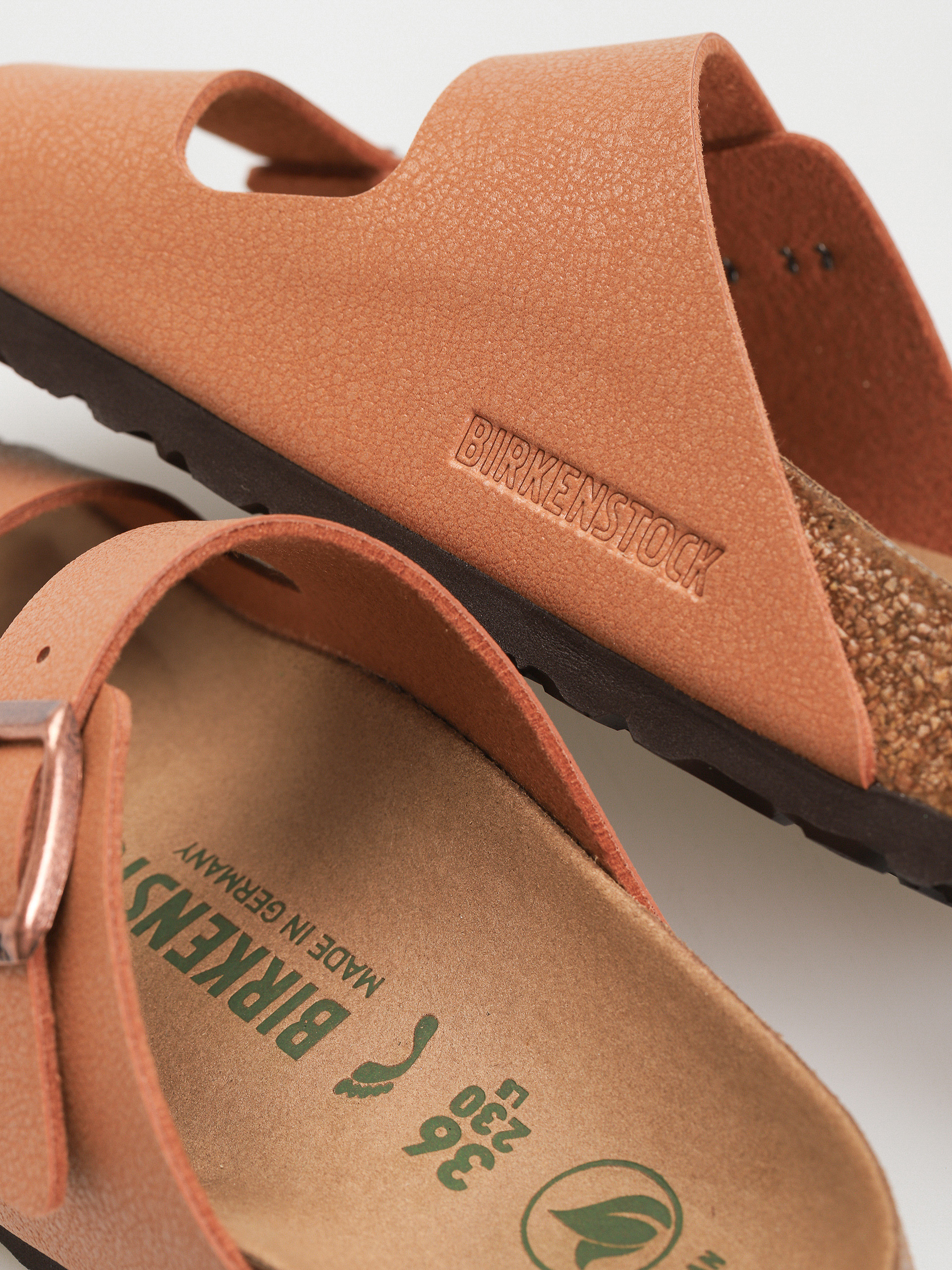 Šľapky Birkenstock Arizona Birko Flor Nubuck Narrow Wmn (pecan)